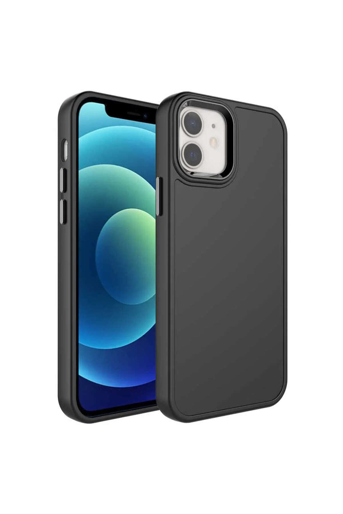 کاور و قاب بوتاکس سخت APPLE IPHONE 11 با طراحی دکمه فلزی مشکی HEPTEKİLETİŞİM