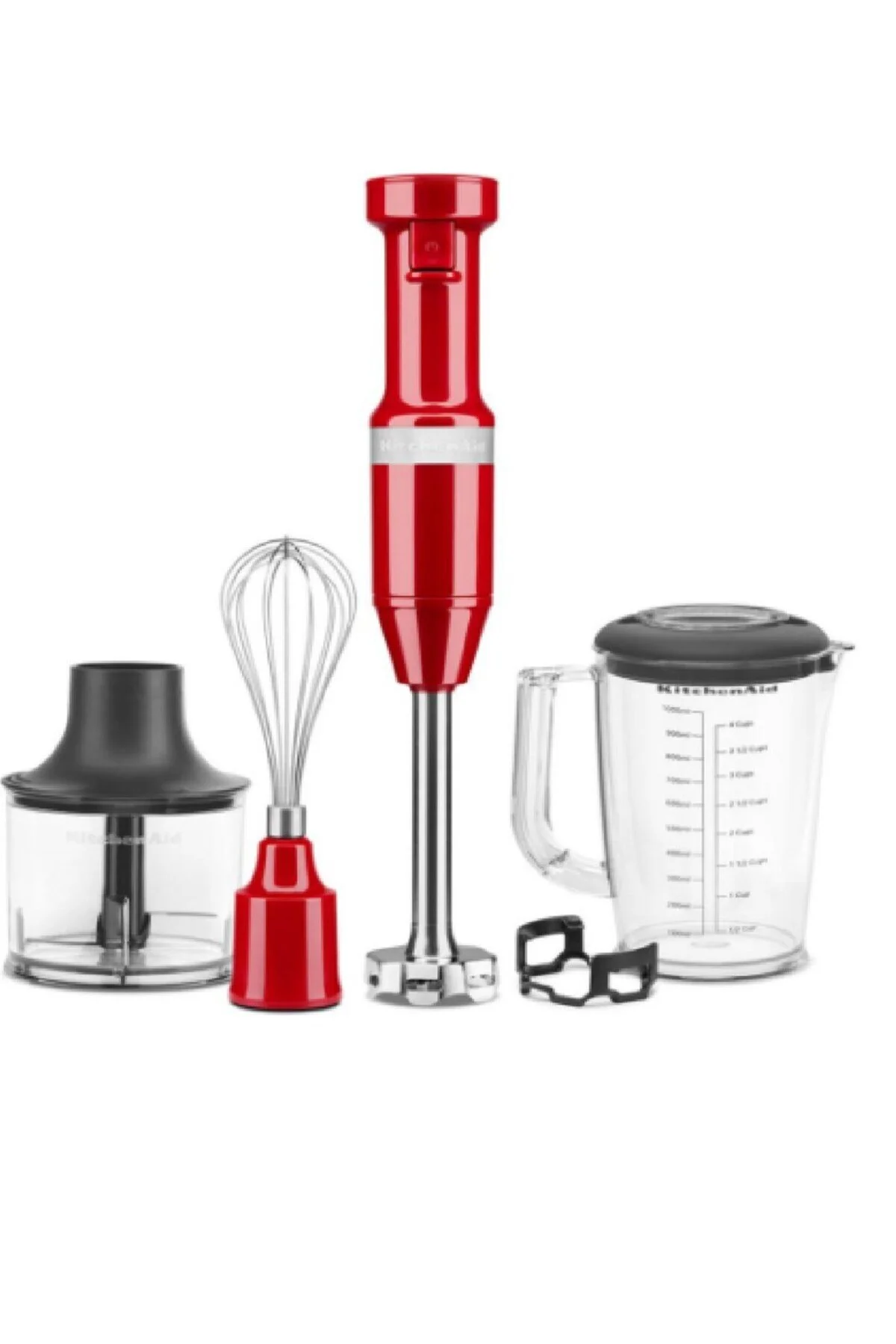 ست مخلوط کن قرمز دستی با لوازم جانبی 5Khbv83Eer Empire Red  Kitchenaid
