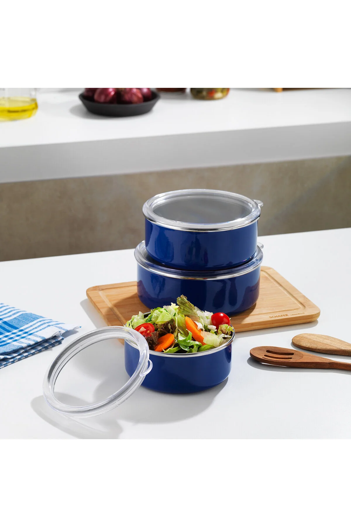 ظرف نگهدارنده KOMFORT 3 LU CONTAINER 6 PIECE LACIVER Schafer