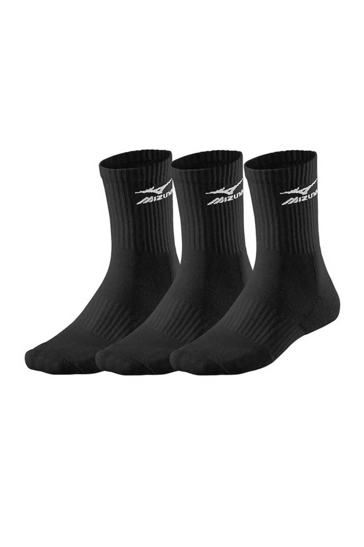 جوراب ورزشی مشکی مردانه و زنانه 3p اورجینال Mizuno
