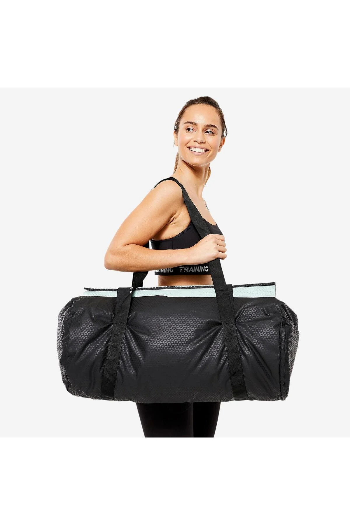کوله پشتی کیف ورزشی DOMYOS 50 لیتر سیاه Decathlon