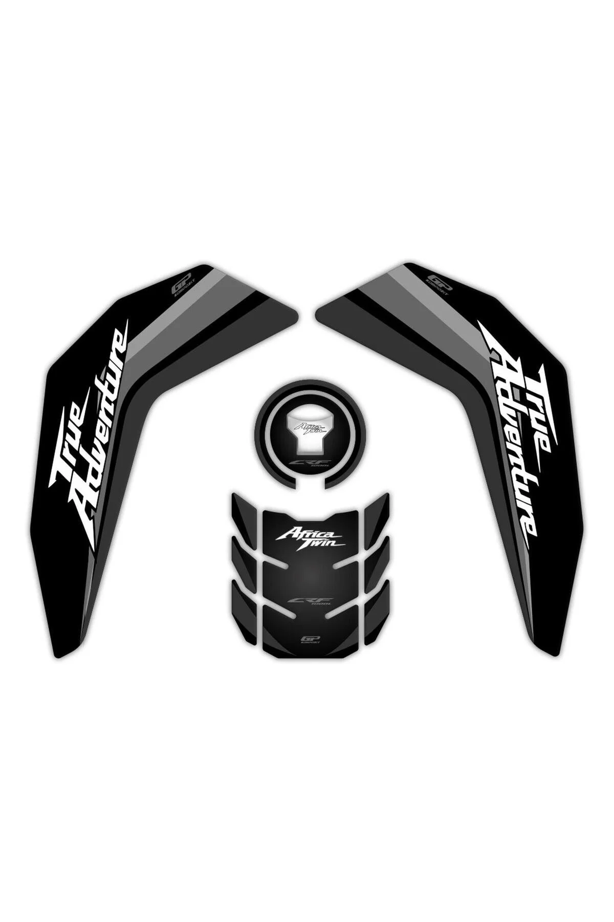 محافظ باک و برچسب GP کامپوزیت هوندا آفریقا TWIN CRF1000L ADVENTURE 2016 2019 مجموعه تانک سازگار GP KOMPOZİT