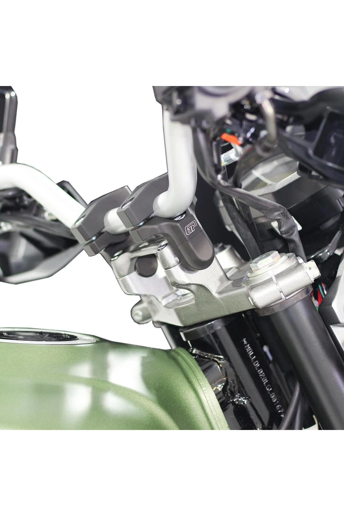 میله محافظ GP COMPOSITE UNIVERSAL GREADED HANDLEBAR ارتقاء سیاه 22 میلی متر GP KOMPOZİT