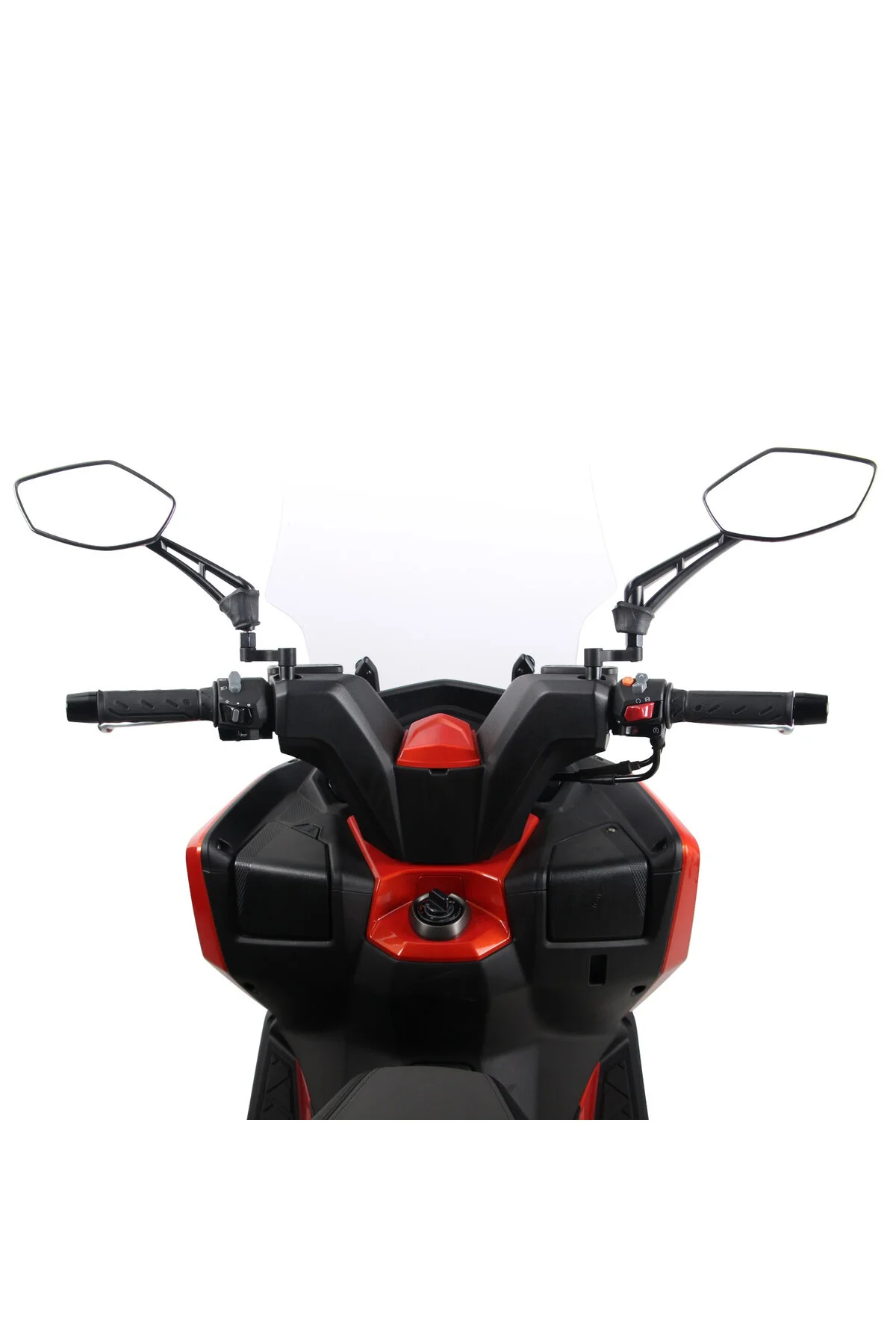 محصولات ضروری موتورسیکلت GP کامپوزیت KYMCO DT X360 2021 2023 گسترش آینه سازگار سیاه GP KOMPOZİT