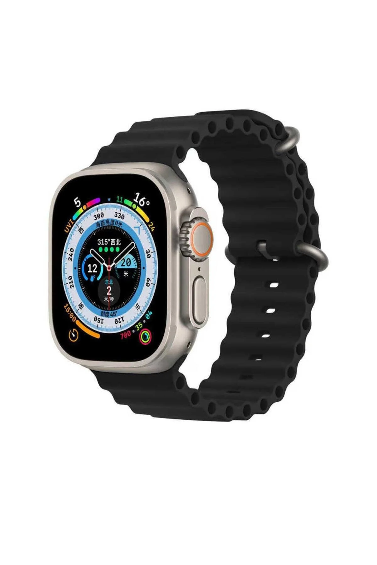 بند ساعت هوشمند APPLE مچی 41 40 38 MM SERIES 11 10 9 8 7 6 5 4 3 SE نوار سیلیکونی برجستگی اقیانوس برجسته فیبکس Fibaks