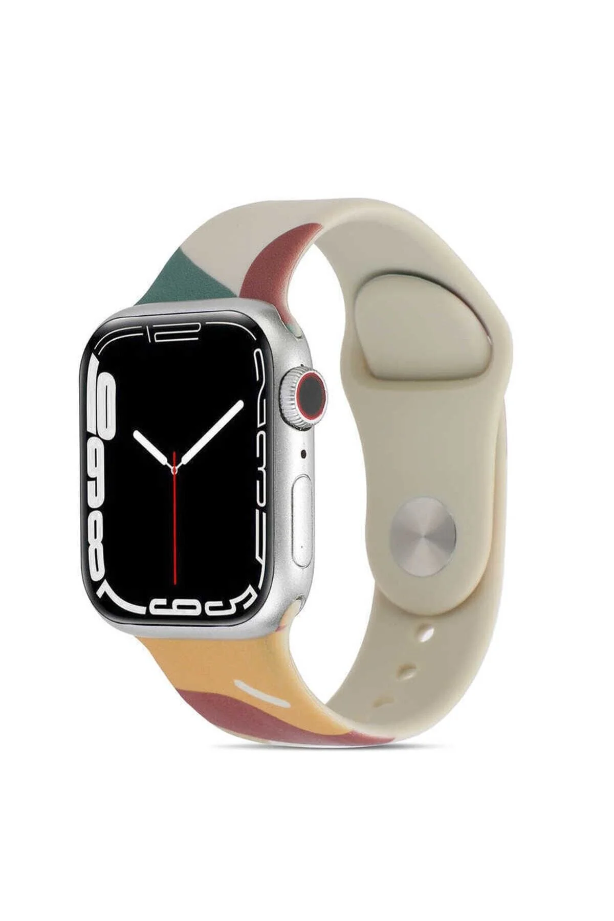 بند ساعت هوشمند APPLE مچی 41 40 38 MM SERIES 11 10 9 8 7 6 5 4 3 SE نواری سیلیکونی با کیفیت رنگارنگ فیبکس Fibaks
