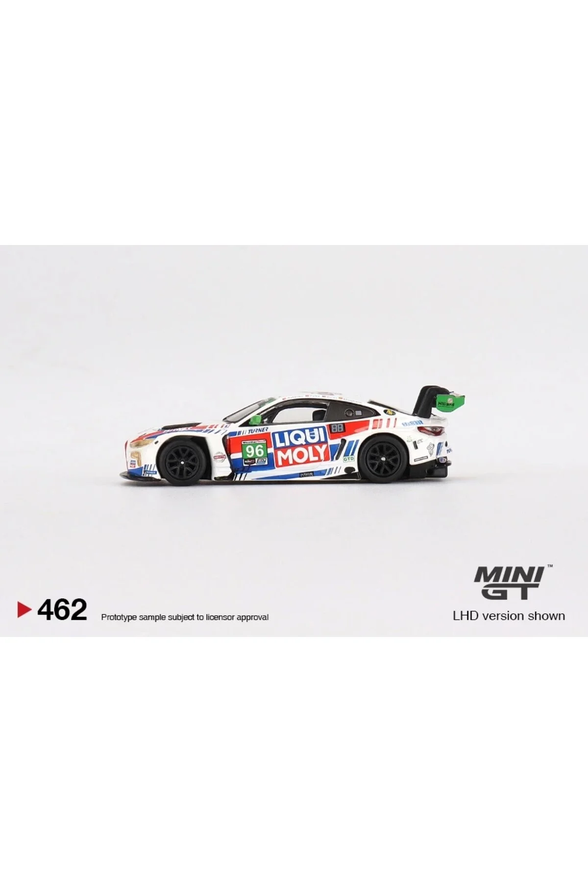 مدل خودرو MINI GT BMW M4 GT3 TURNER MOTORSPORTS 2022 DAYTONA 24 ساعته اورجینال mini gt