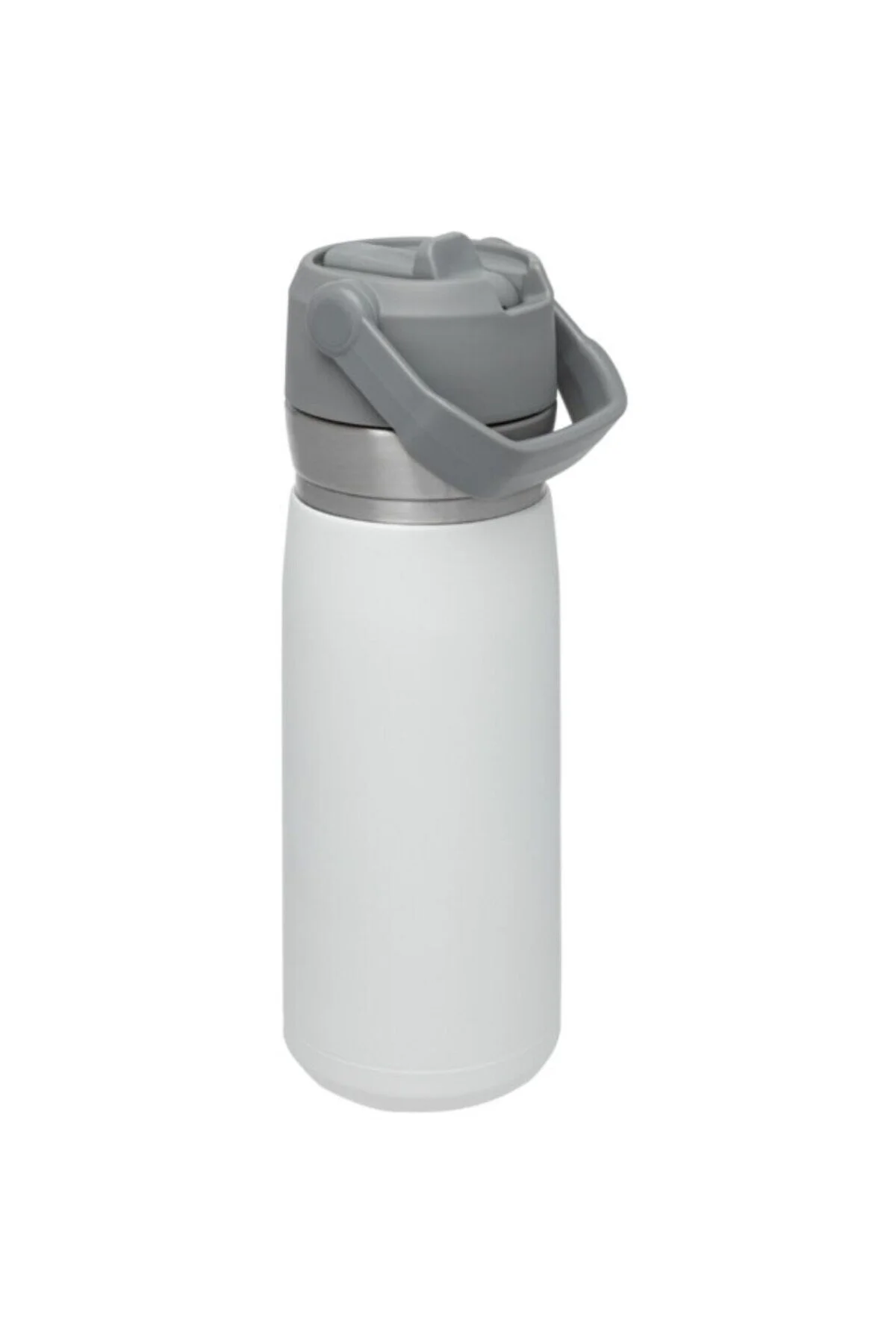 فلاسک سفید مردانه و زنانه قمقمه آب سرد فولاد ضد زنگ Go Iceflow با نی 0.65 لیتری استنلی Stanley