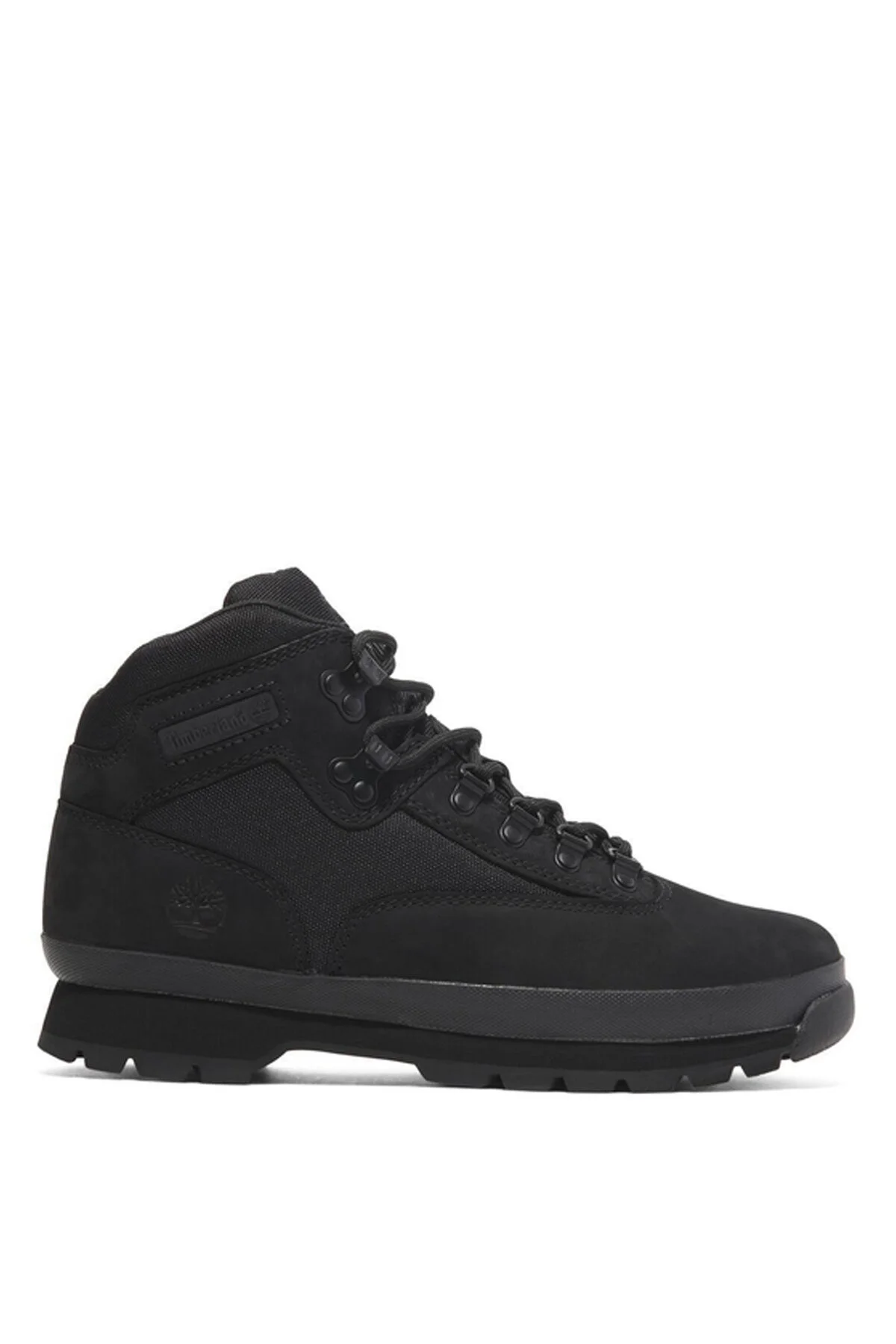 بوت پوتین مردانه چرم + نساجی سیاه و سفید یورو Honğer Mid Lace Up Boot تیمبرلند Timberland