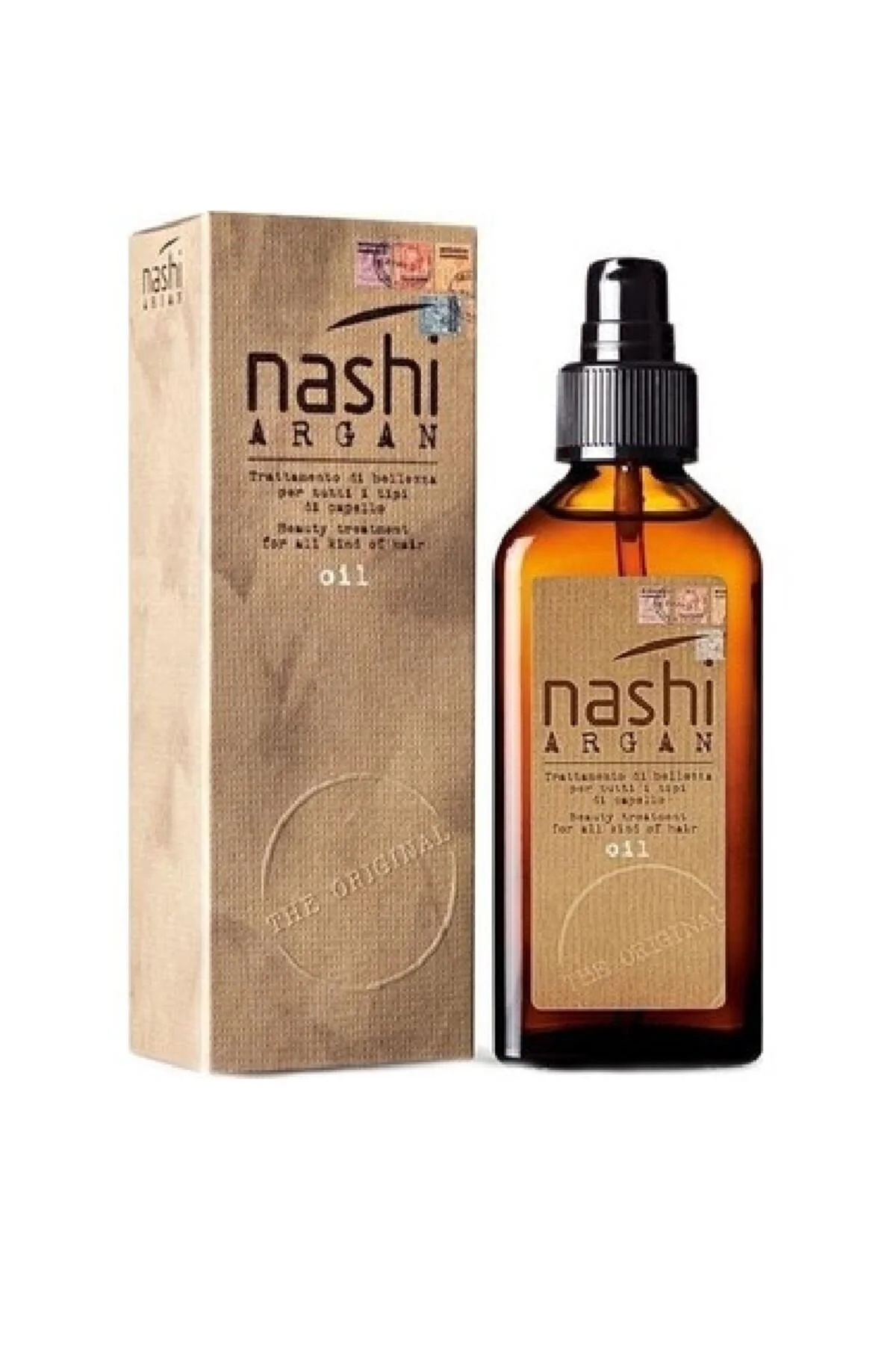 سرم و روغن مو آرگان 100 میل اورجینال Nashi Argan