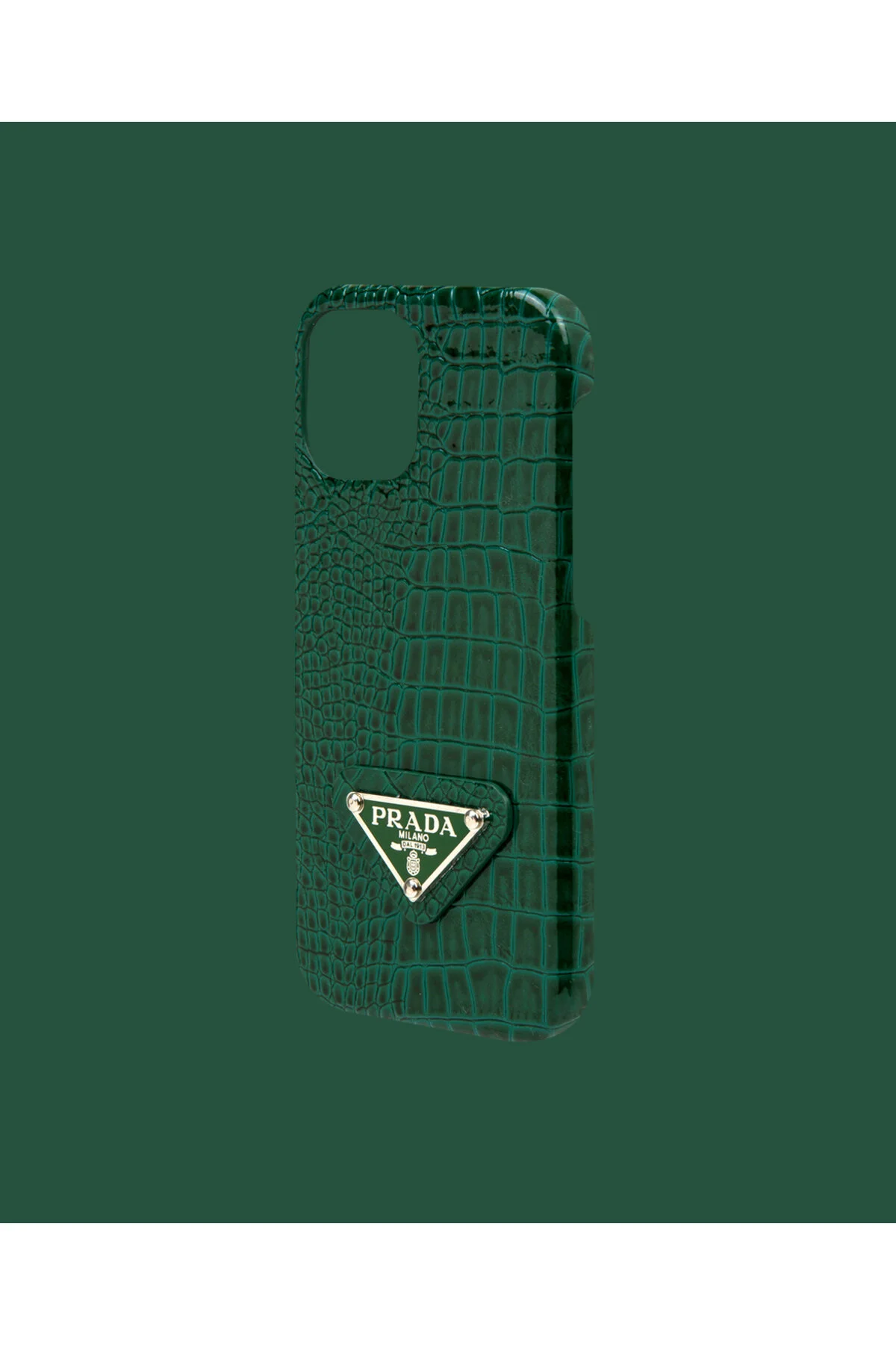 کاور و قاب گوشی چرم مصنوعی سبز IPHONE 16 PLUS DUKKANCASE