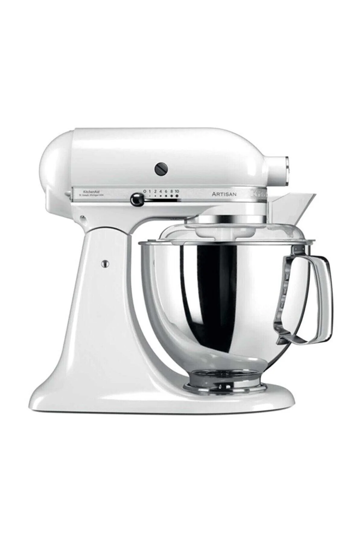 میکسر و ست سفید Artisan 5Ksm175Psewh 48 لیتری ایستاده  Kitchenaid