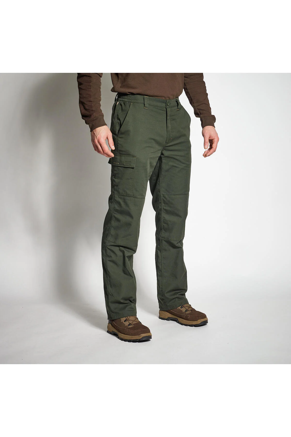 شلوار شکاری باری مردانه سولوناک 0 درجه سانتی گراد سبز شکار و مشاهده طبیعت 100 دکتلون Decathlon