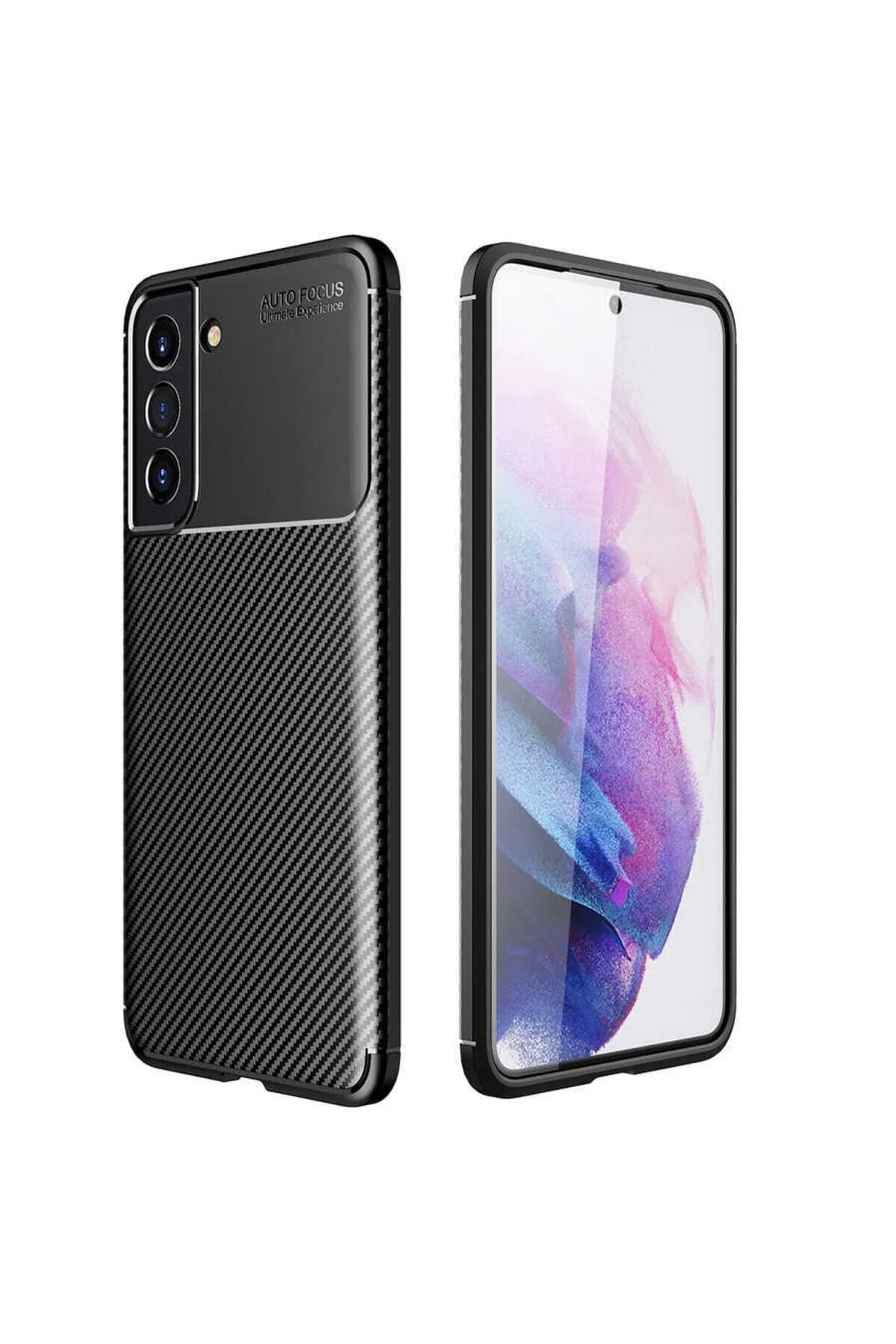کاور و قاب محافظ محو شدن رنگ دوربین سامسونگ GALAXY S21 FE با طرح کربن فیبکس Fibaks