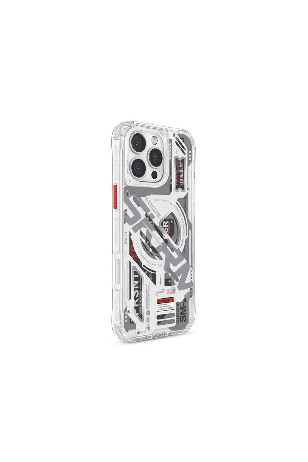 کاور و قاب سازگار با IPHONE 16 PRO MAGSAFE CHARGING ماشین لایه ای ویژه تم پوسته آرما اکو شفاف Skinarma