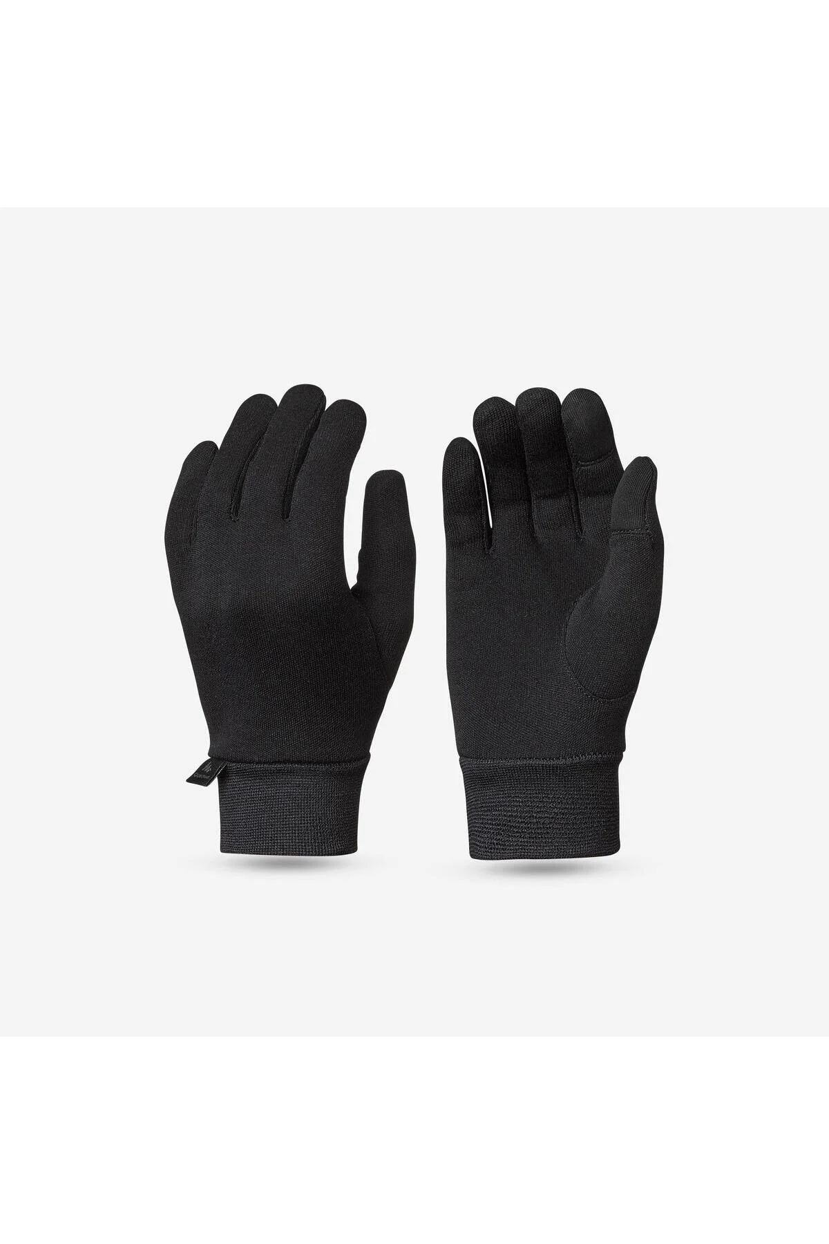 دستکش داخلی TOUCH در فضای باز بچه های QUECHUA 6 14 سن سیاه MOUNTAIN Decathlon
