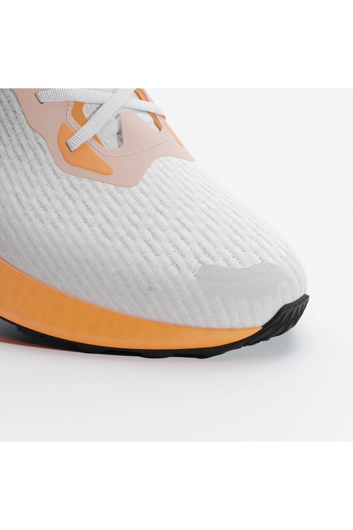 کفش مردانه رانینگ سفید نارنجی Kiprun 3 دکتلون Decathlon
