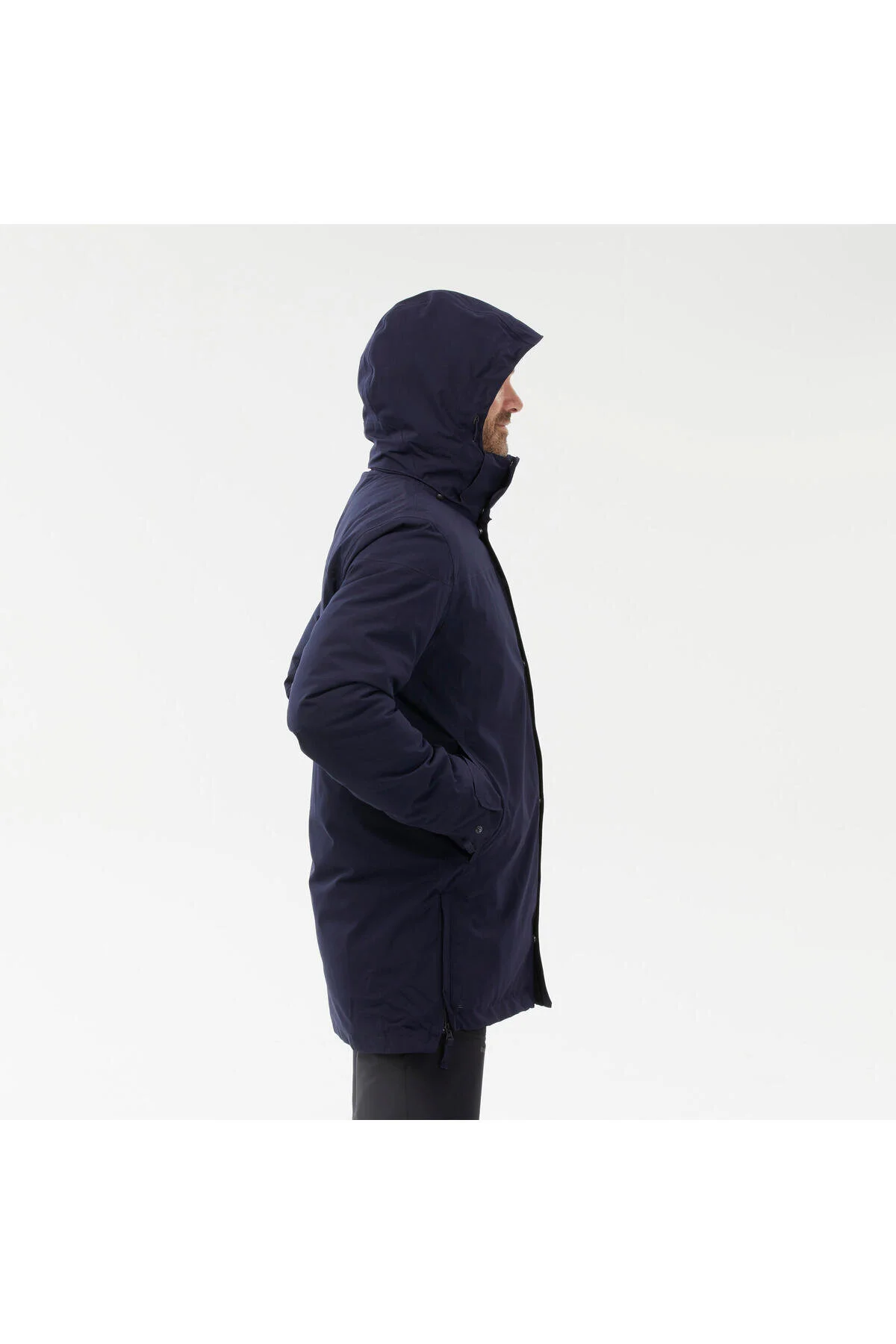 کت برفی مردانه کچوا در فضای باز ضد آب ​​زمستانی آبی NH500 10 درجه سانتی گراد Decathlon
