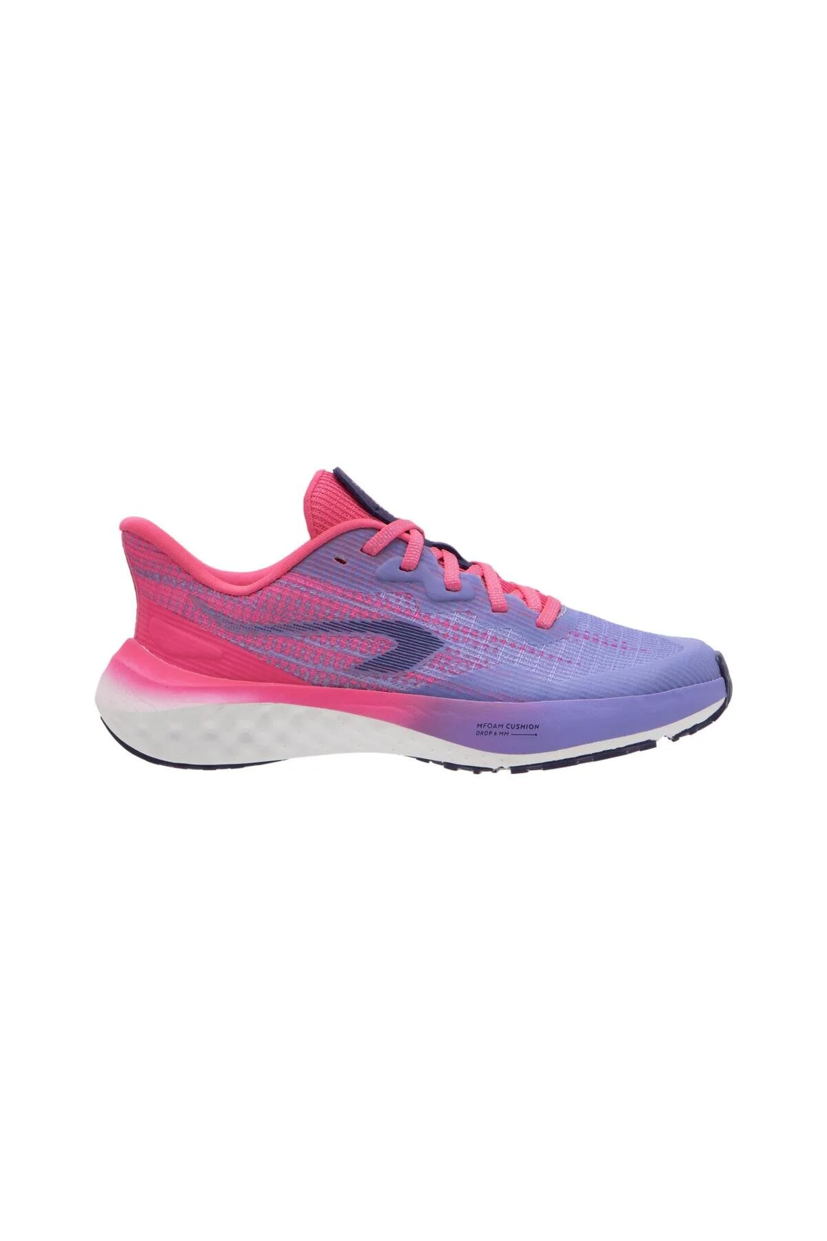 کفش دخترانه پسرانه یونیسکس ان رانینگ بنفش صورتی Kiprun سریع دکتلون Decathlon
