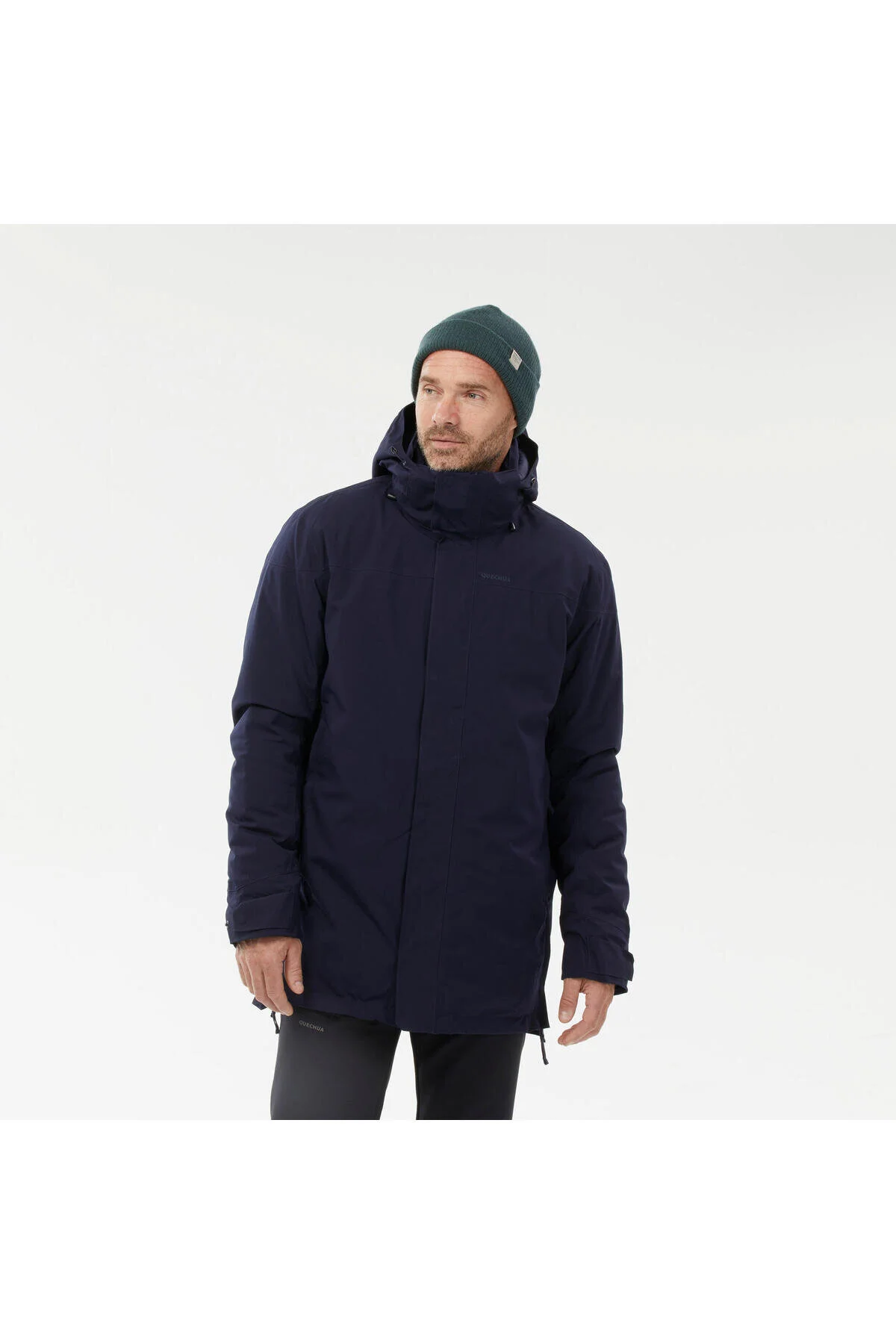 کت برفی مردانه کچوا در فضای باز ضد آب ​​زمستانی آبی NH500 10 درجه سانتی گراد Decathlon