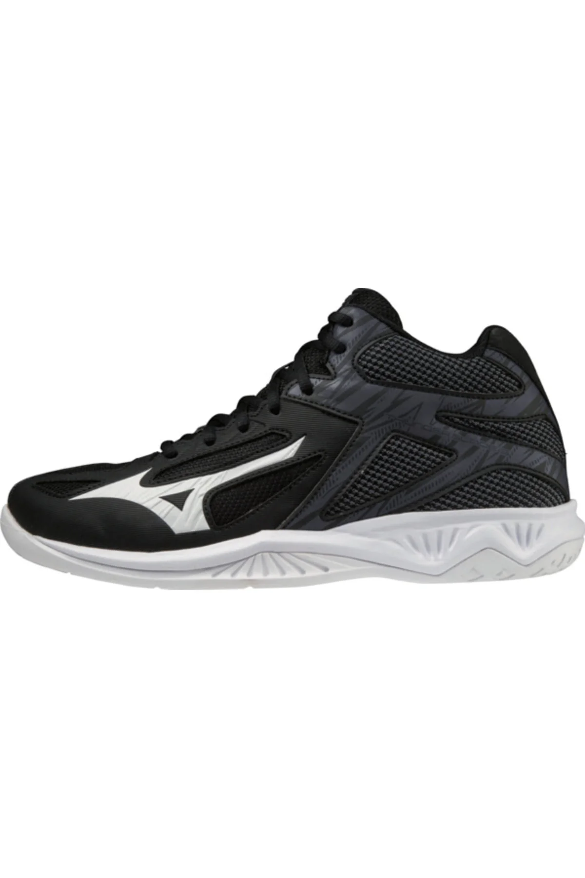 کفش والیبال مشکی مردانه و زنانه Thunder Blade 3 Mid Walleyball سیاه Mizuno