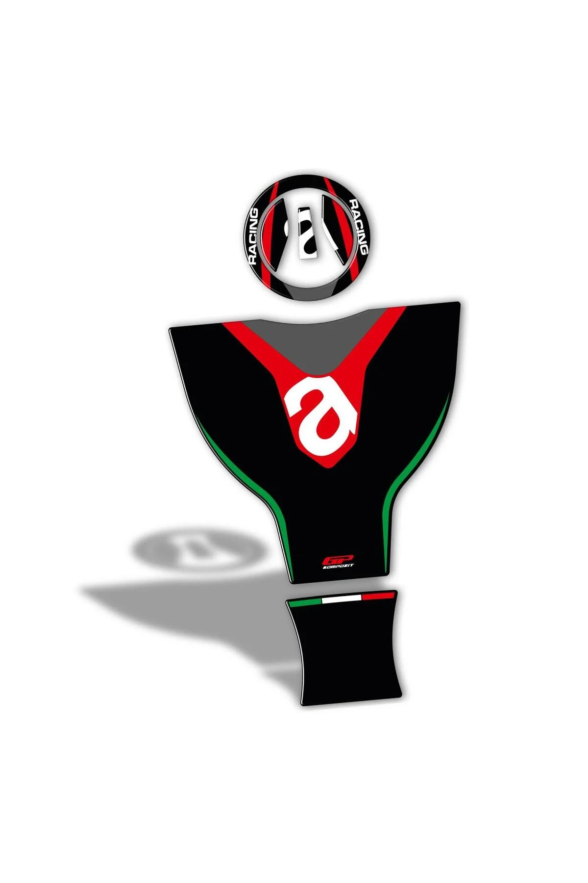 محافظ کمر موتورسیکلت GP COMPOSITE APRILIA RS 660 2021 2023 PAD TANK سازگار GP KOMPOZİT