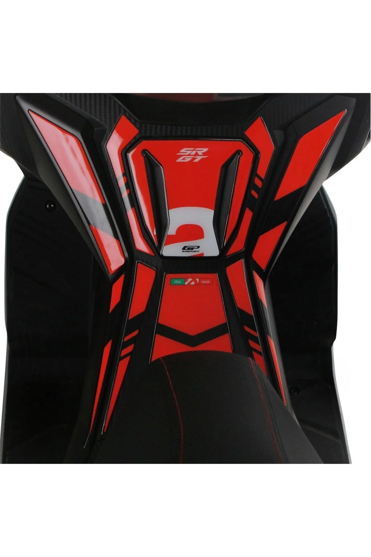 محافظ باک و برچسب GP COMPOSITE APRILIA SR GT 125 200 2022 2023 PAD TANK سازگار قرمز GP KOMPOZİT