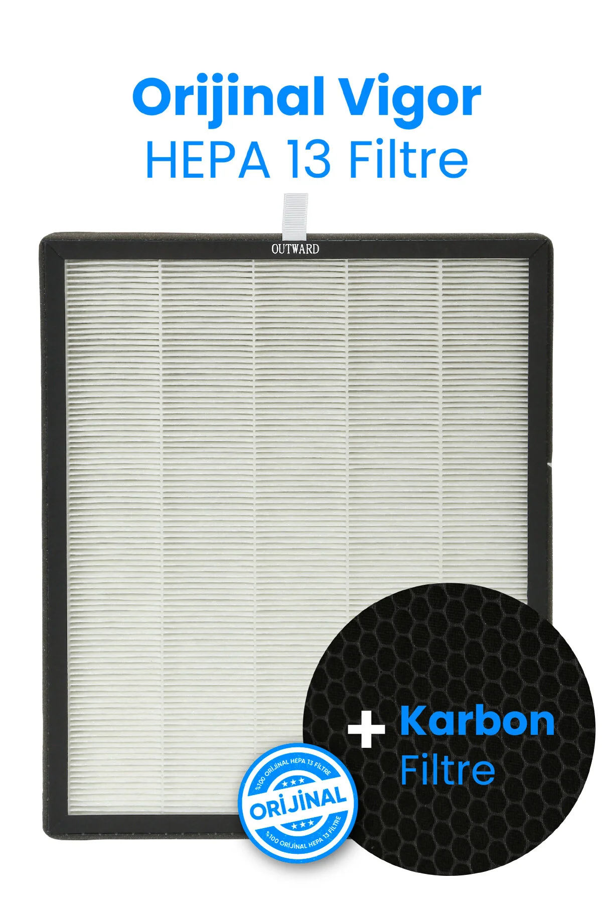 تصفیه کننده هوا فیلتر کربن فعال VIGOR PLUS HEPA 13 اورجینال Fakir