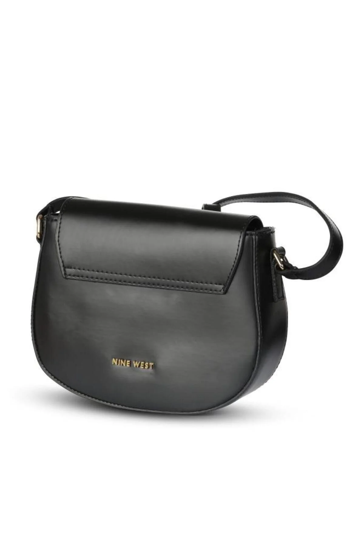 کیف شانه ای مشکی زنانه زنبق قابل تنظیم ژول سیاه Nine West