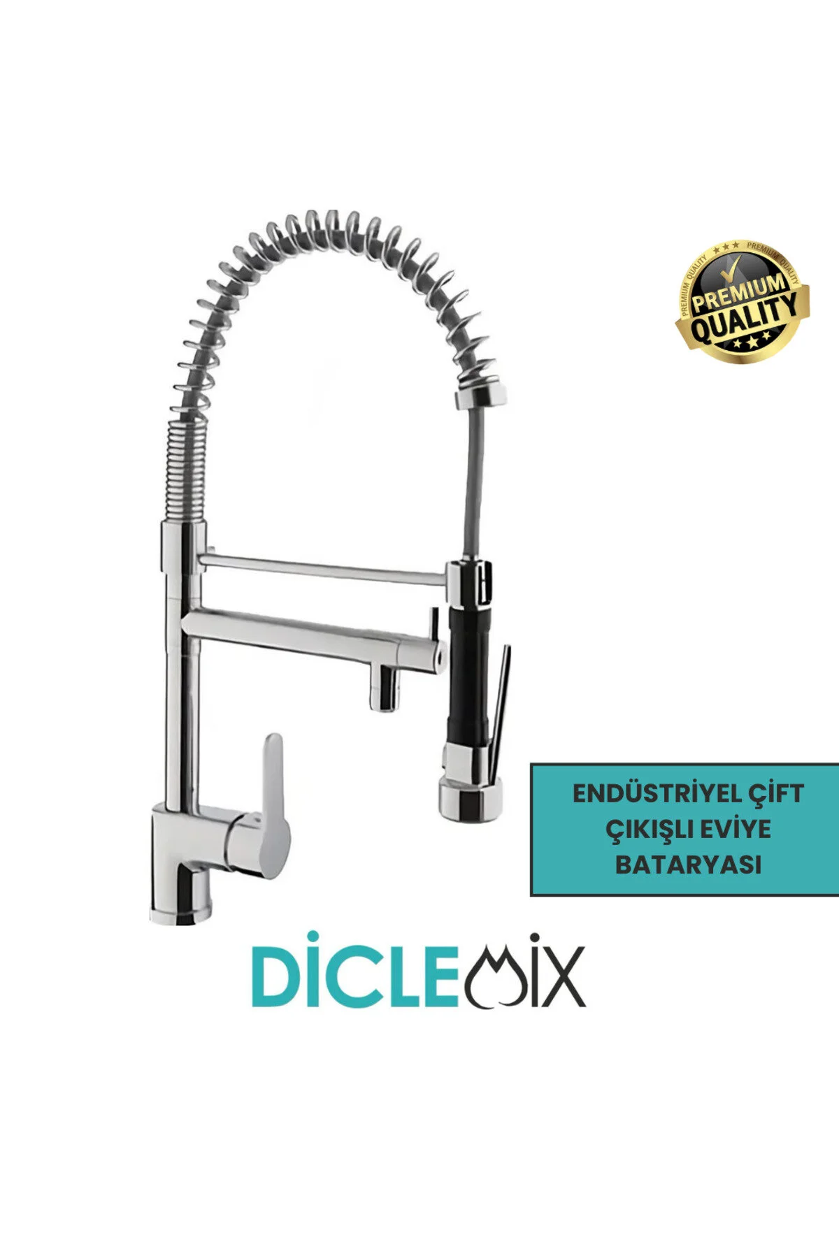 شیرآلات شستشو شیر آشپزخانه سینک بلند صنعتی MIX SINK DİCLEMİX