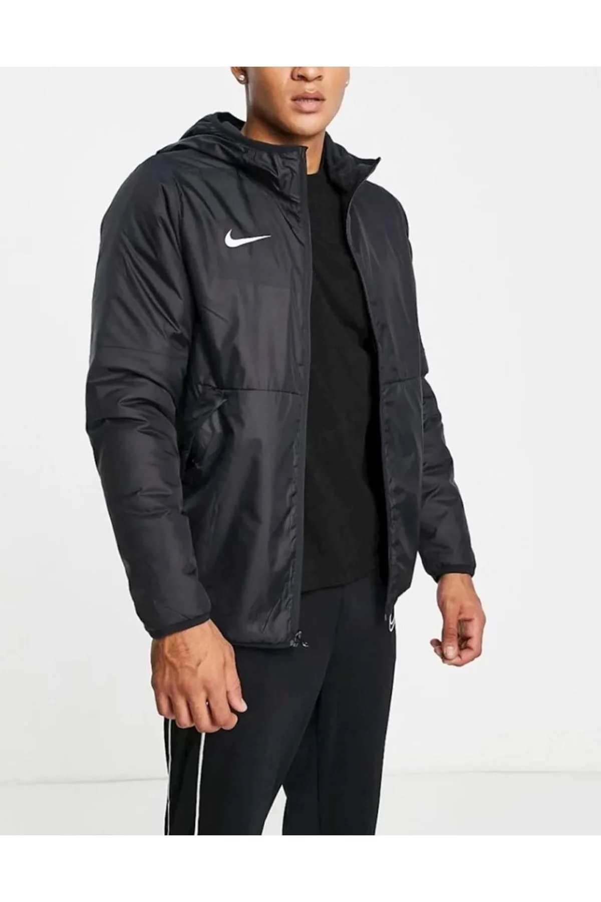 کاپشن کت پاییزی CW6157 NK THRM RPL PARK20 با پشمی داخل مردانه مشکی Nike
