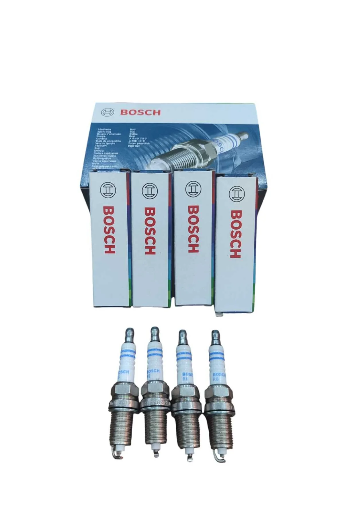 شمع ست میخ تکی اوپل ASTRAF G H CORSA C D VECTRA B CRUZE AVEO KALOS SET Bosch