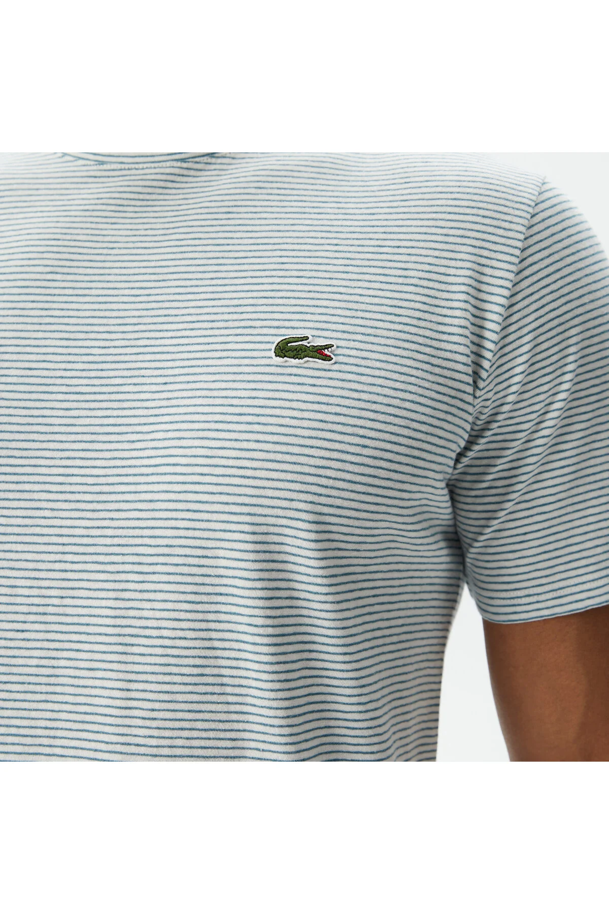 تی شرت سبز مردانه گردنبند مناسب لاگوست Lacoste