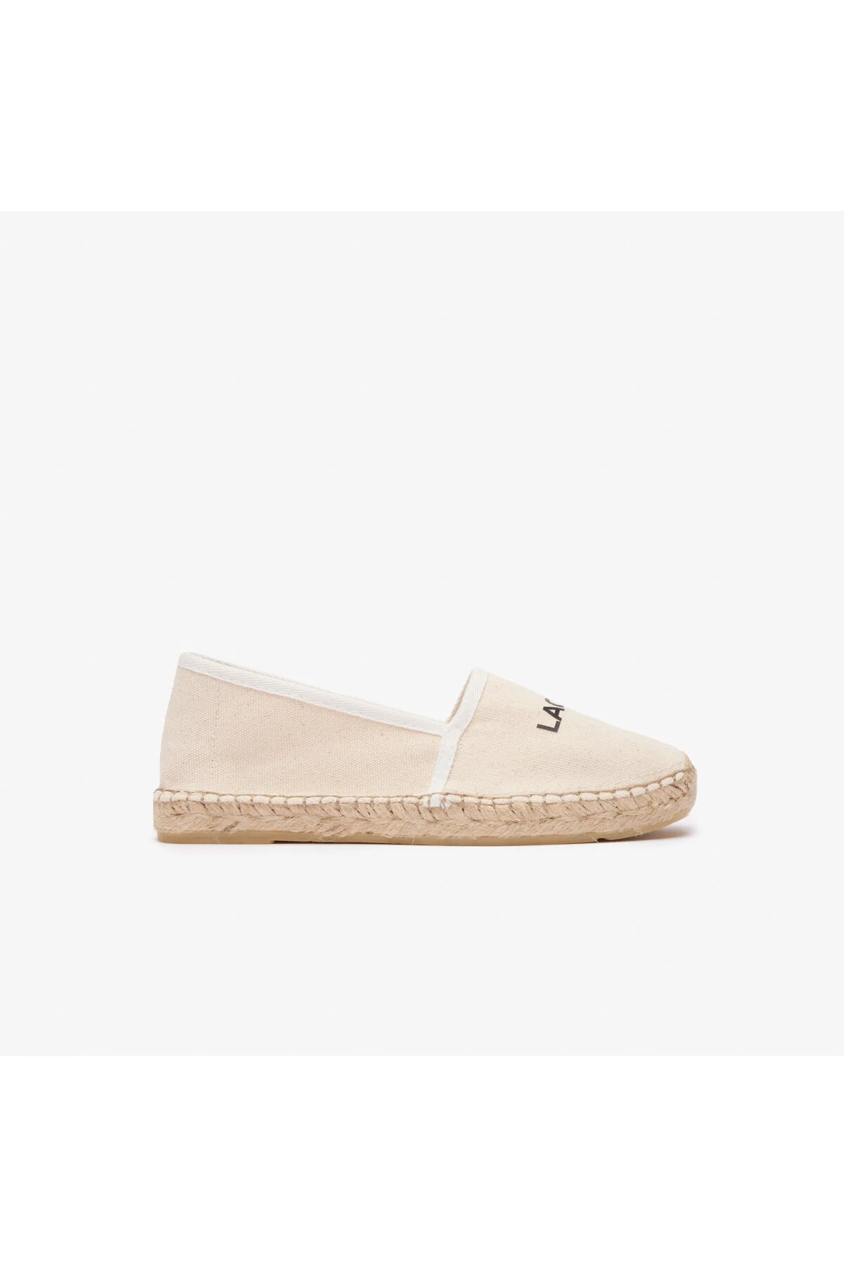 اسپادریل زنانه UHABIA زن SPADRIL WHITE اورجینال Lacoste