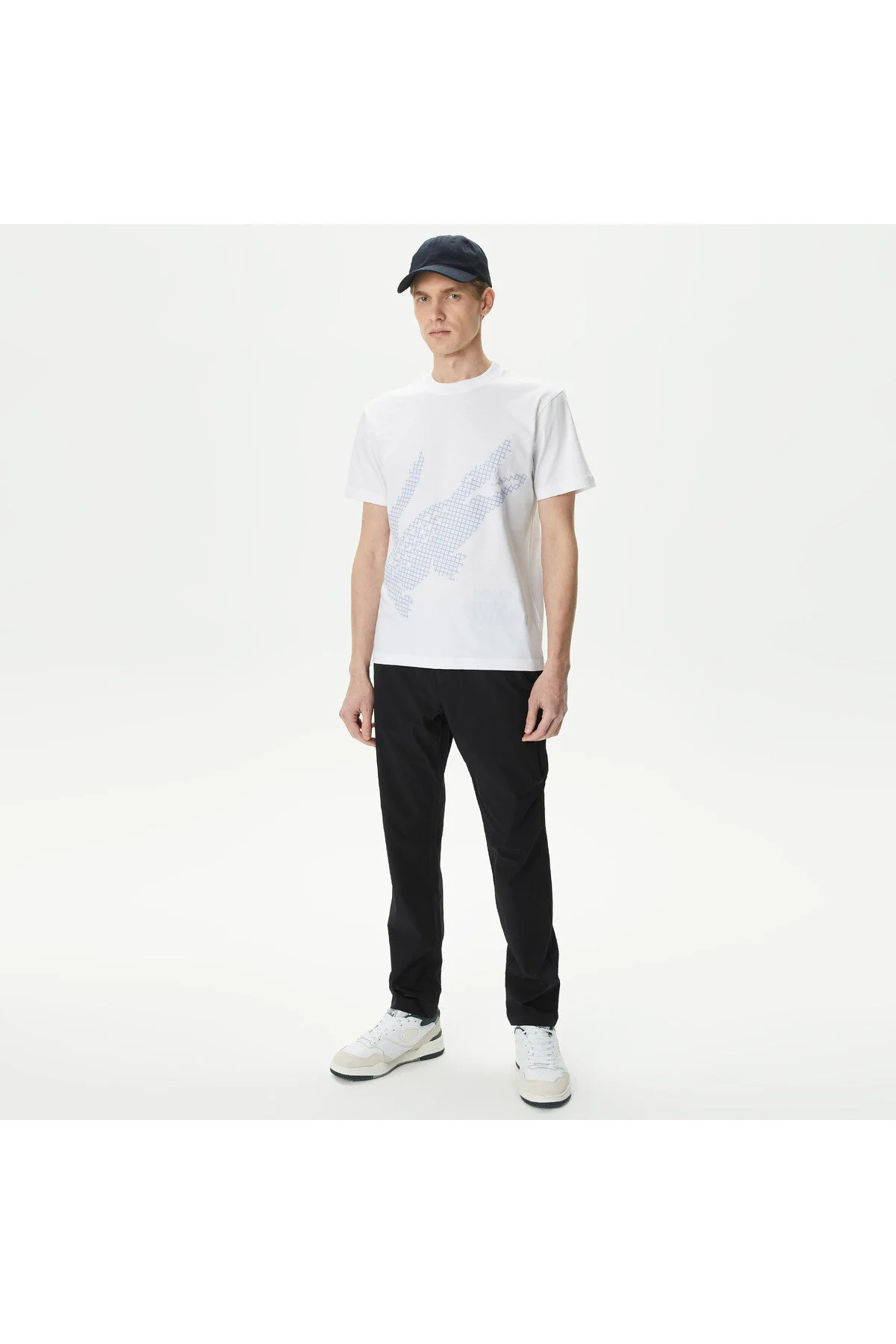 شلوار مشکی مردانه باریک لاگوست اورجینال Lacoste