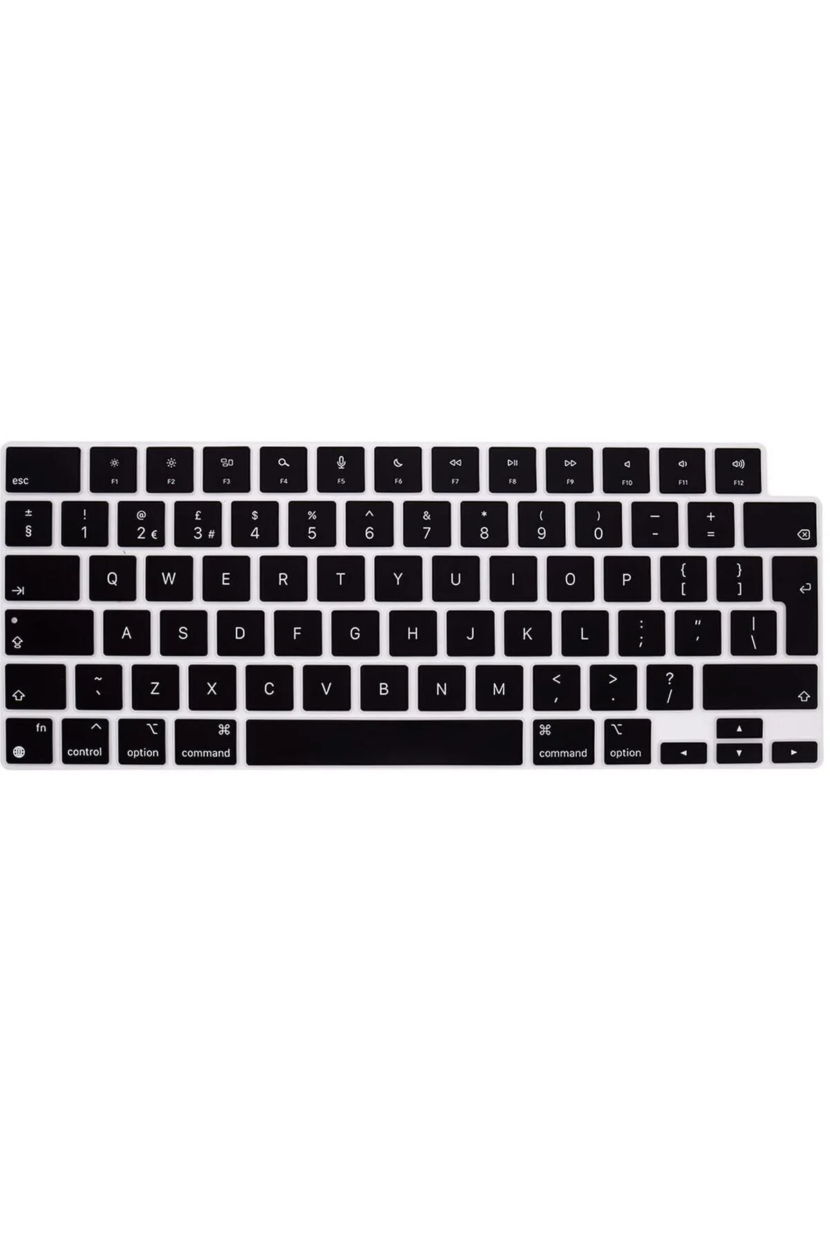 محافظ نوت بوک MACBOOK 13.3 AIR 2020 A2337 صفحه کلید سازگار با مایع و گرد غبار پد کیبورد انگلیسی Q فیبکس Fibaks