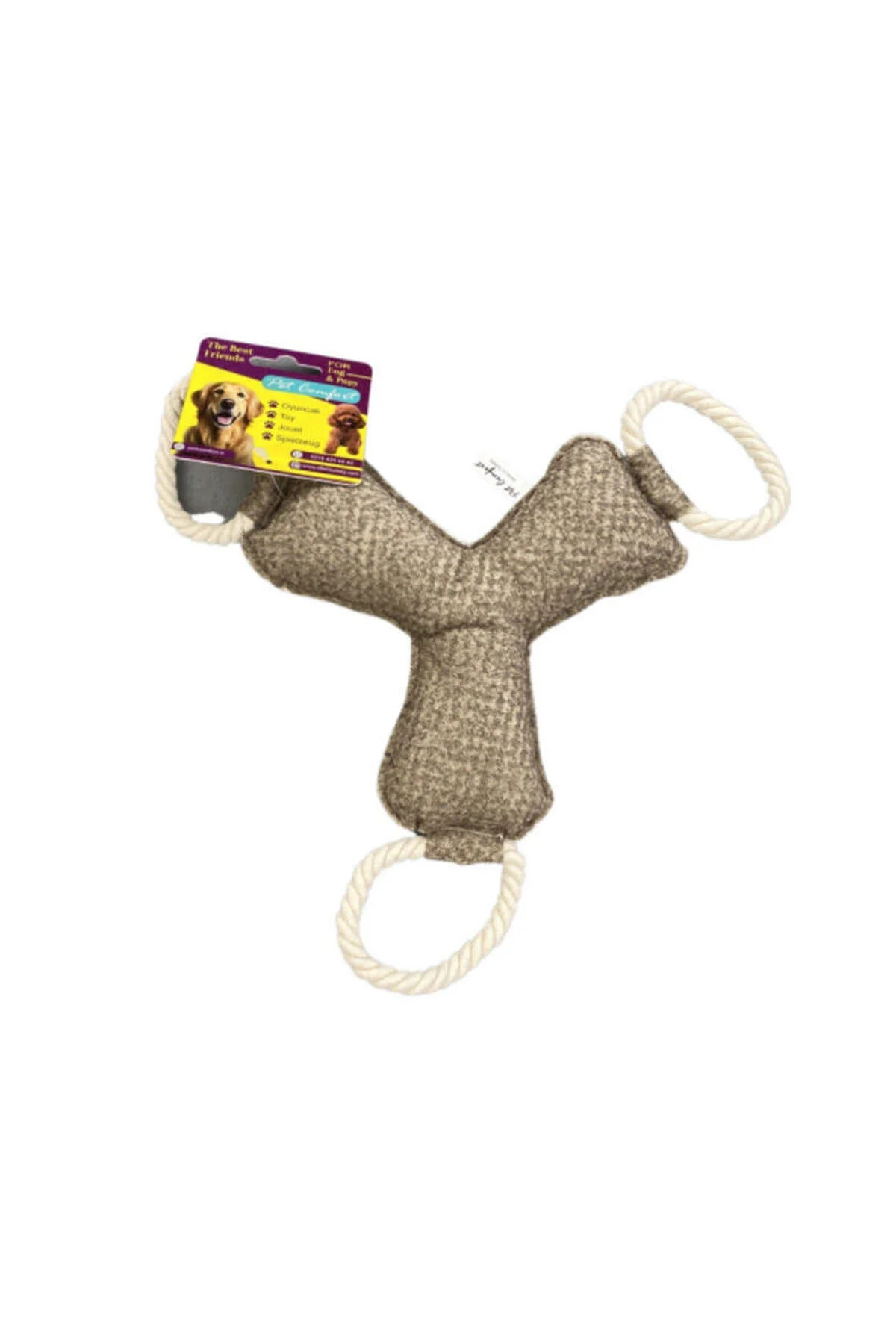 اسباب بازی سگ چند رنگ ROPE 30CM پت کامفورت Pet Comfort