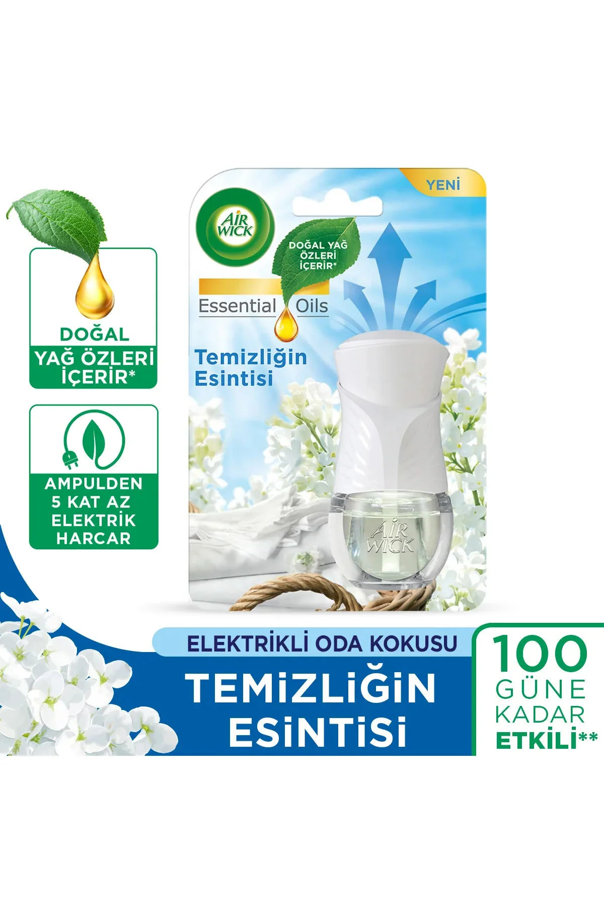 بوگیر و تصفیه کننده هوا مجموعه اتاق برقی نسیم تراکم 1 کیت یدکی Air Wick