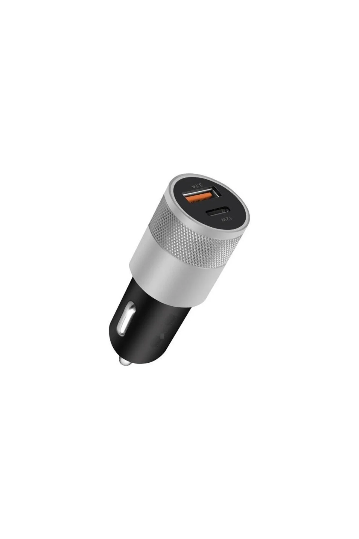 شارژر خودرو فلزی ماشین PD 15 وات خروجی C + USB 3.1 آمپر EVAX