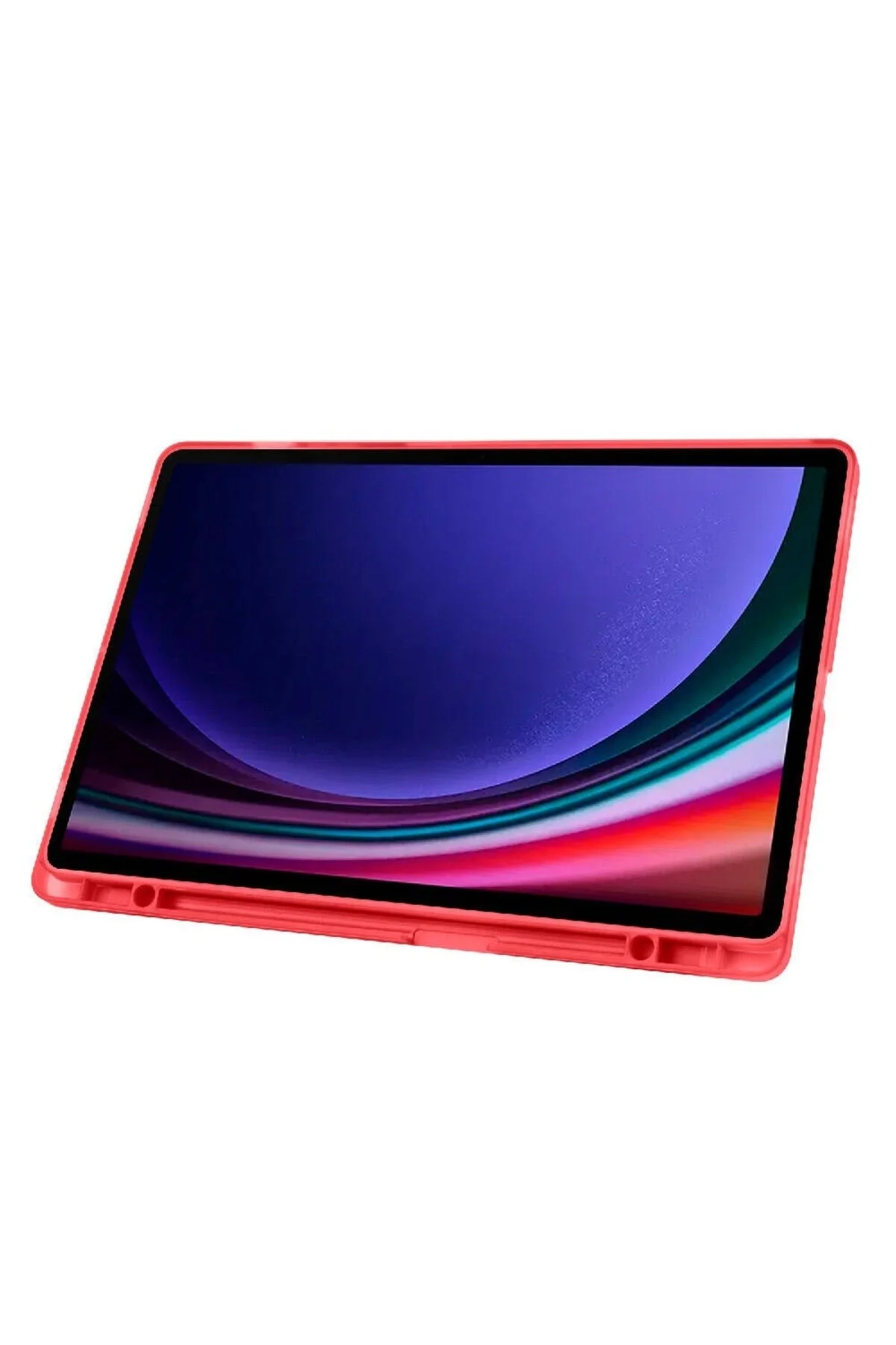 کاور تبلت قاب سیلیکونی پایه مثلثی 12.4 اینچی SAMSUNG GALAXY TAB S10 PLUS با محفظه قلم redmud teknoloji