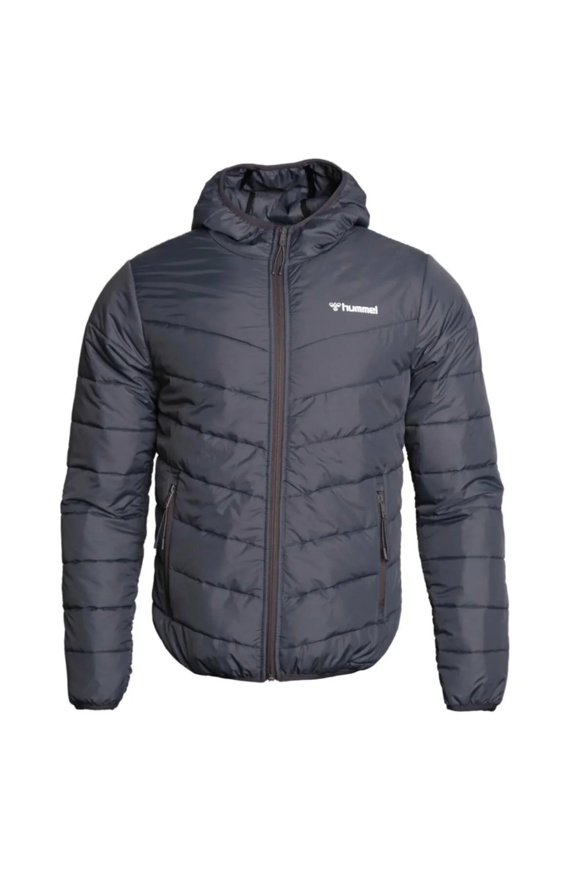 کاپشن خاکستری مردانه کت هومل اورجینال hummel