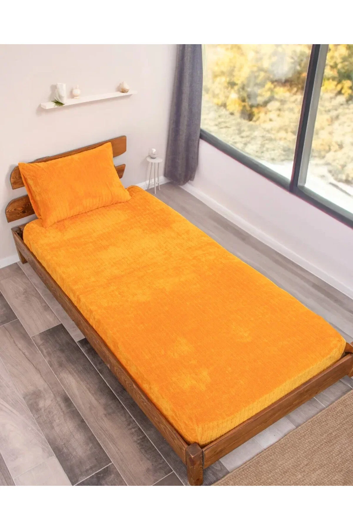 ست ملحفه یک نفره مجموعه LDISE لاستیکی WELSOFT اورجینال Marlenka Home Tex