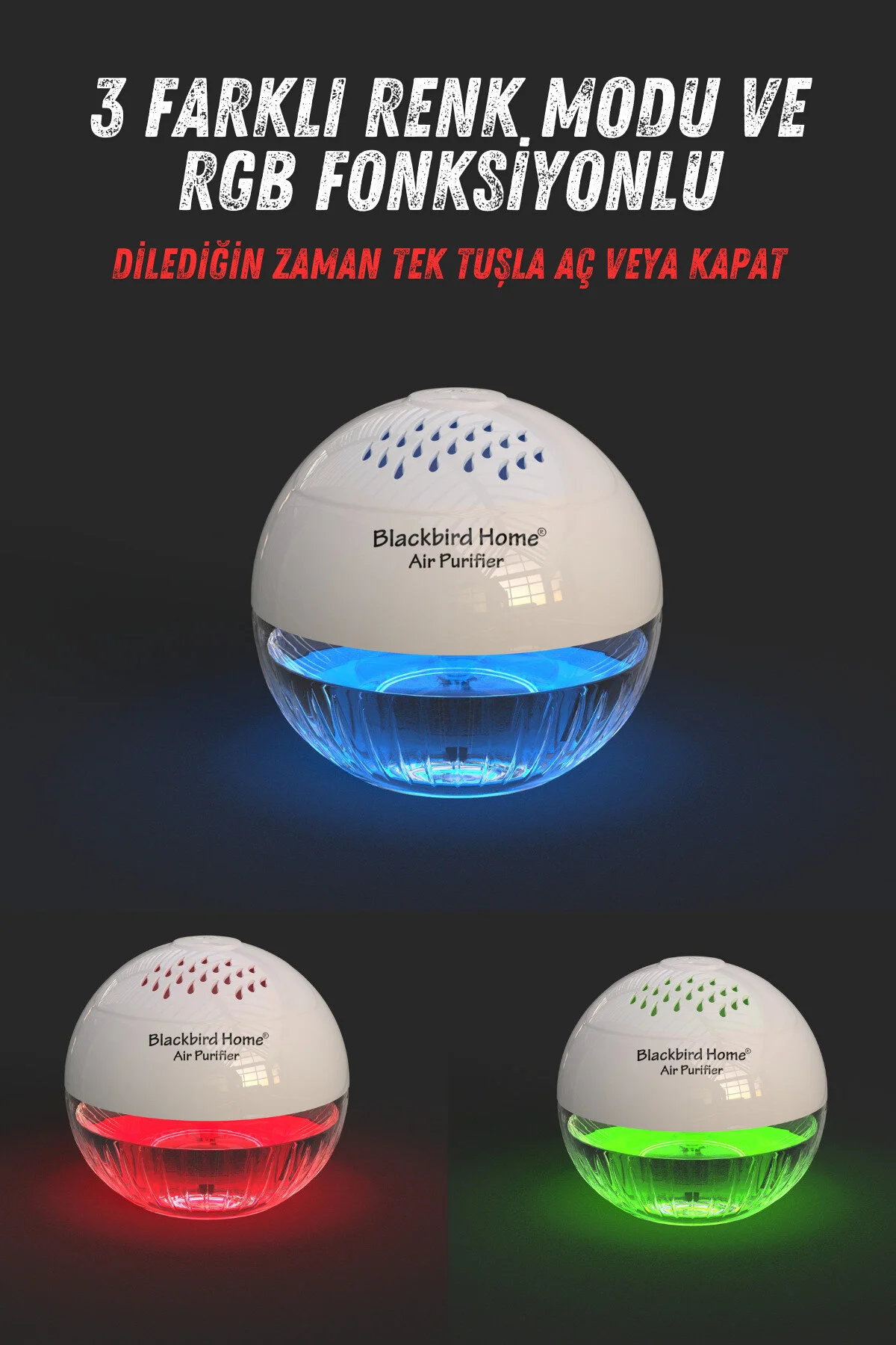 تصفیه کننده هوا محلول گلوب سفید روشن 150 میلی لیتری RELAX GLOBE اورجینال BlackBird Home