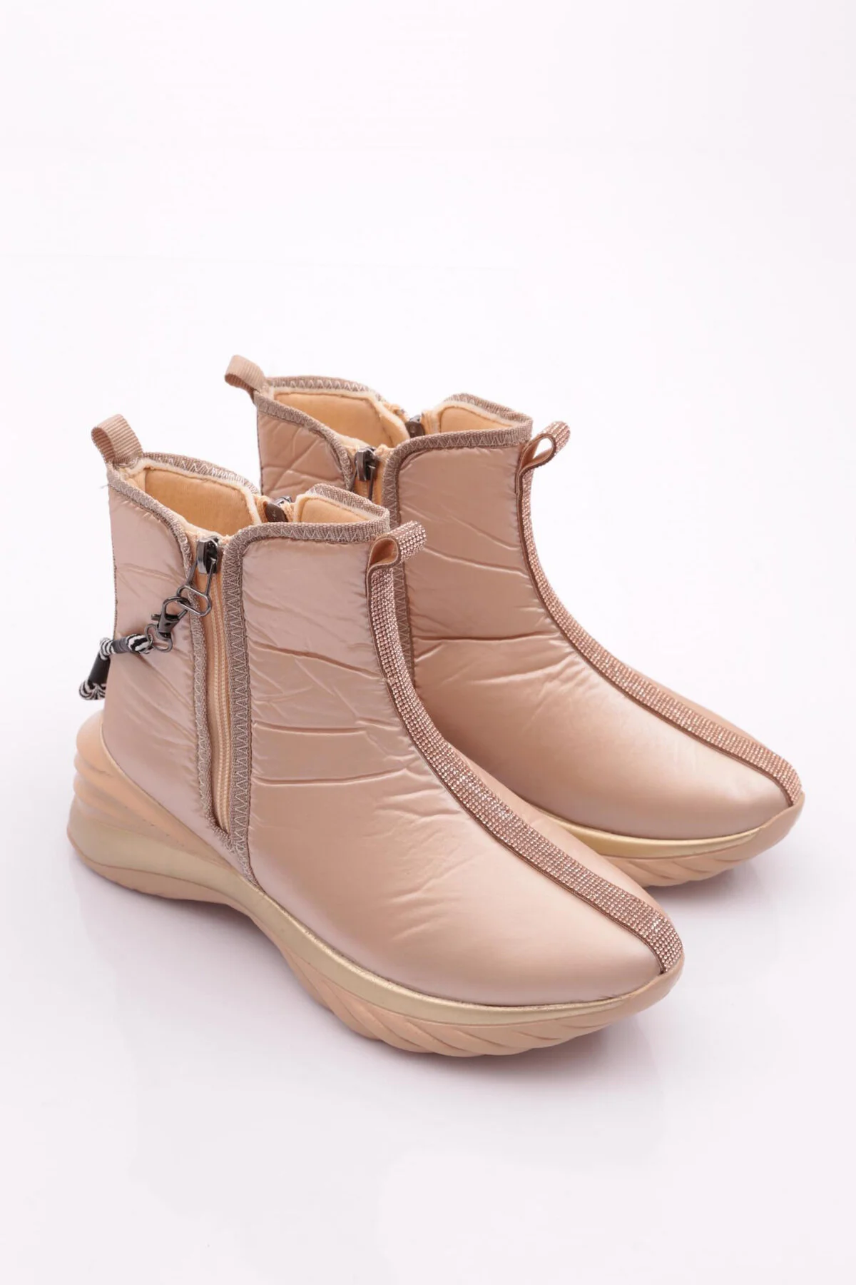 چکمه و بوت سنگی زنانه بژ اورجینال Dgn
