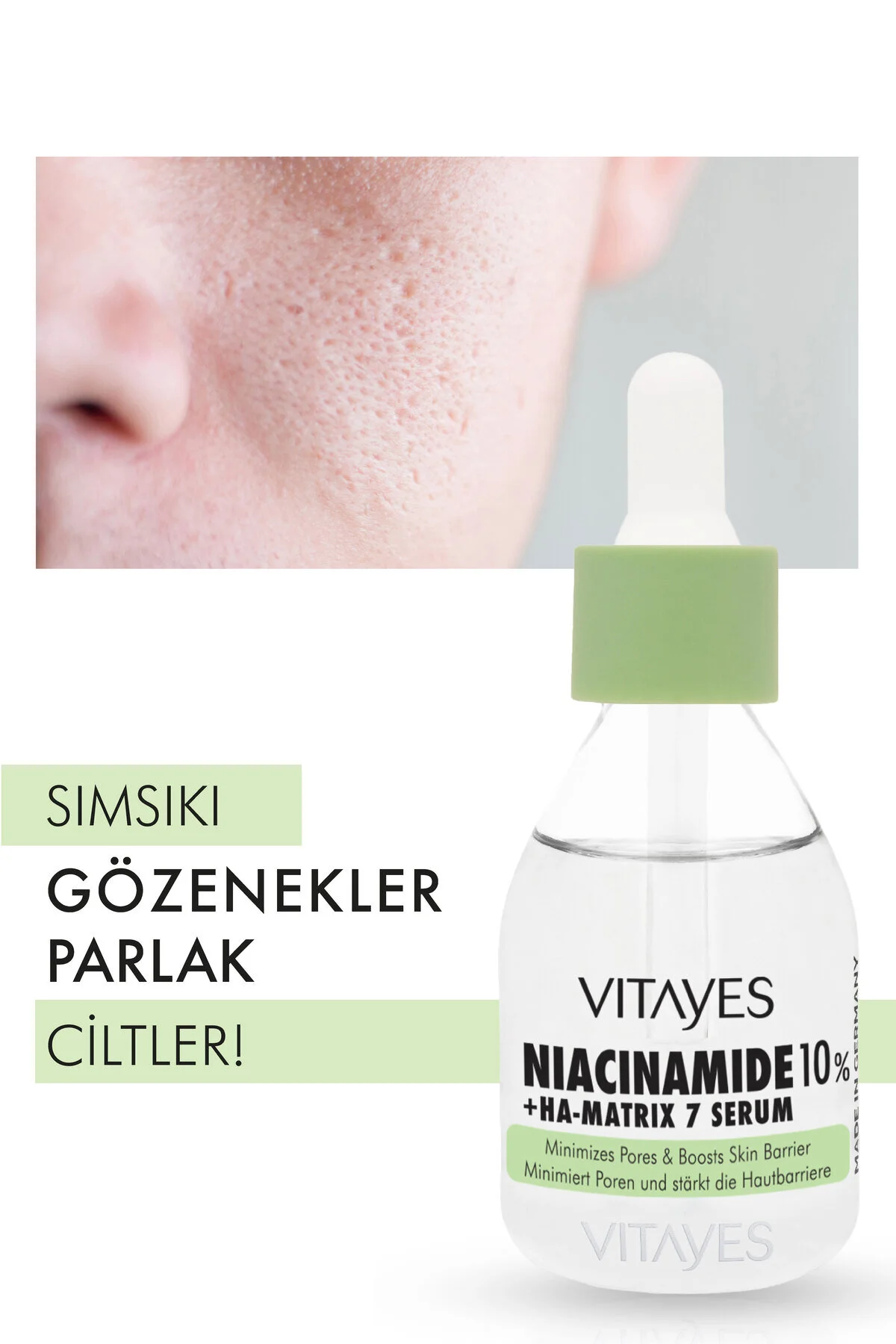 سرم پوست ویتامین C AHA BHA BAKUCHIOL NIACINAMIDE SERUM PACKAGE TERM VITAYES