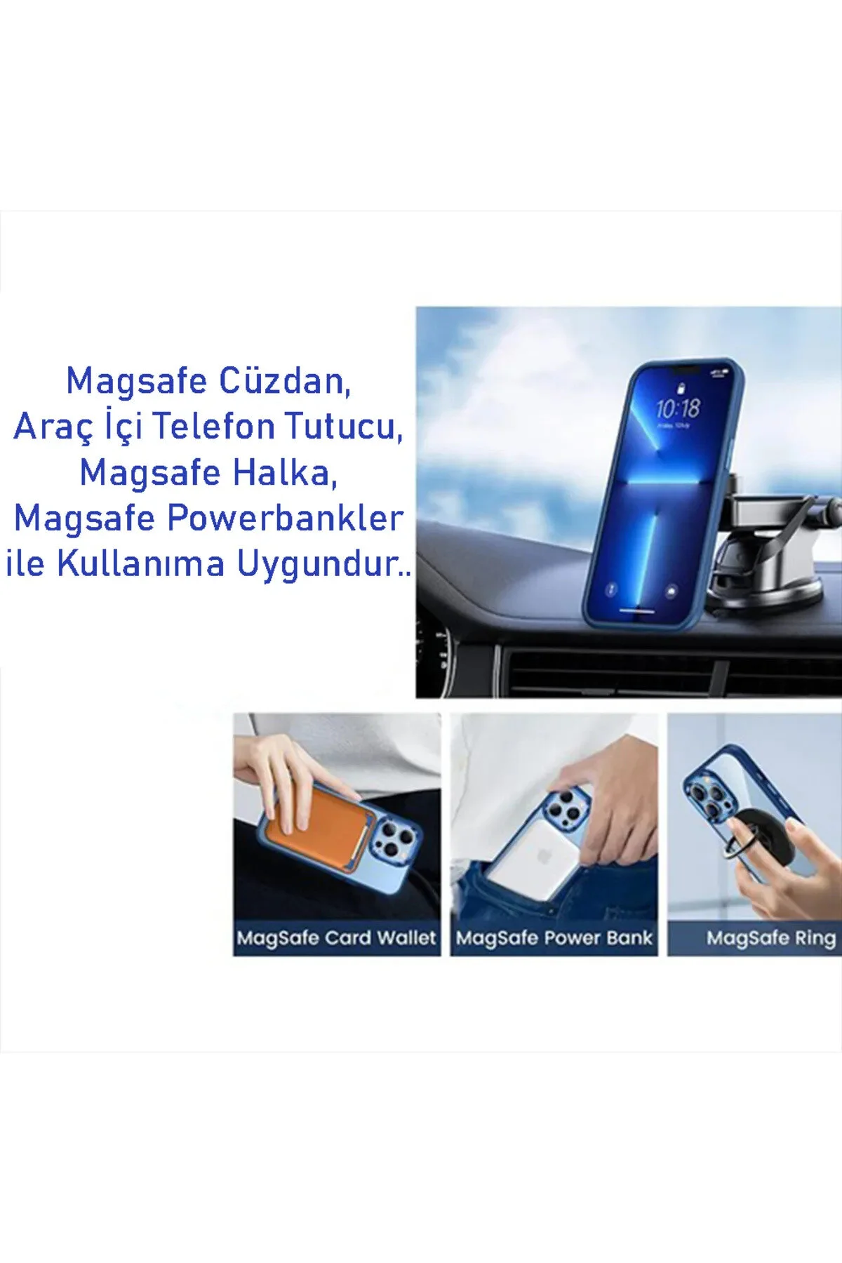 کاور و قاب IPHONE 16 PRO MAX CASE MAGSAFE سازگار با دوربین فلزی طراحی دکمه بدون زرد شدن پشت شفاف Novatis