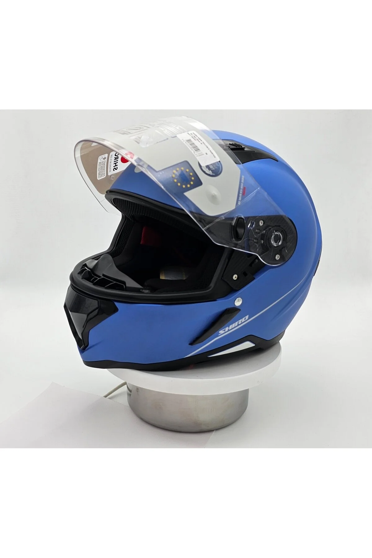 کلاه کاسکت موتورسیکلت آبی KASK FULLFACE HUNTER M.C MATTE BLUE M Shiro