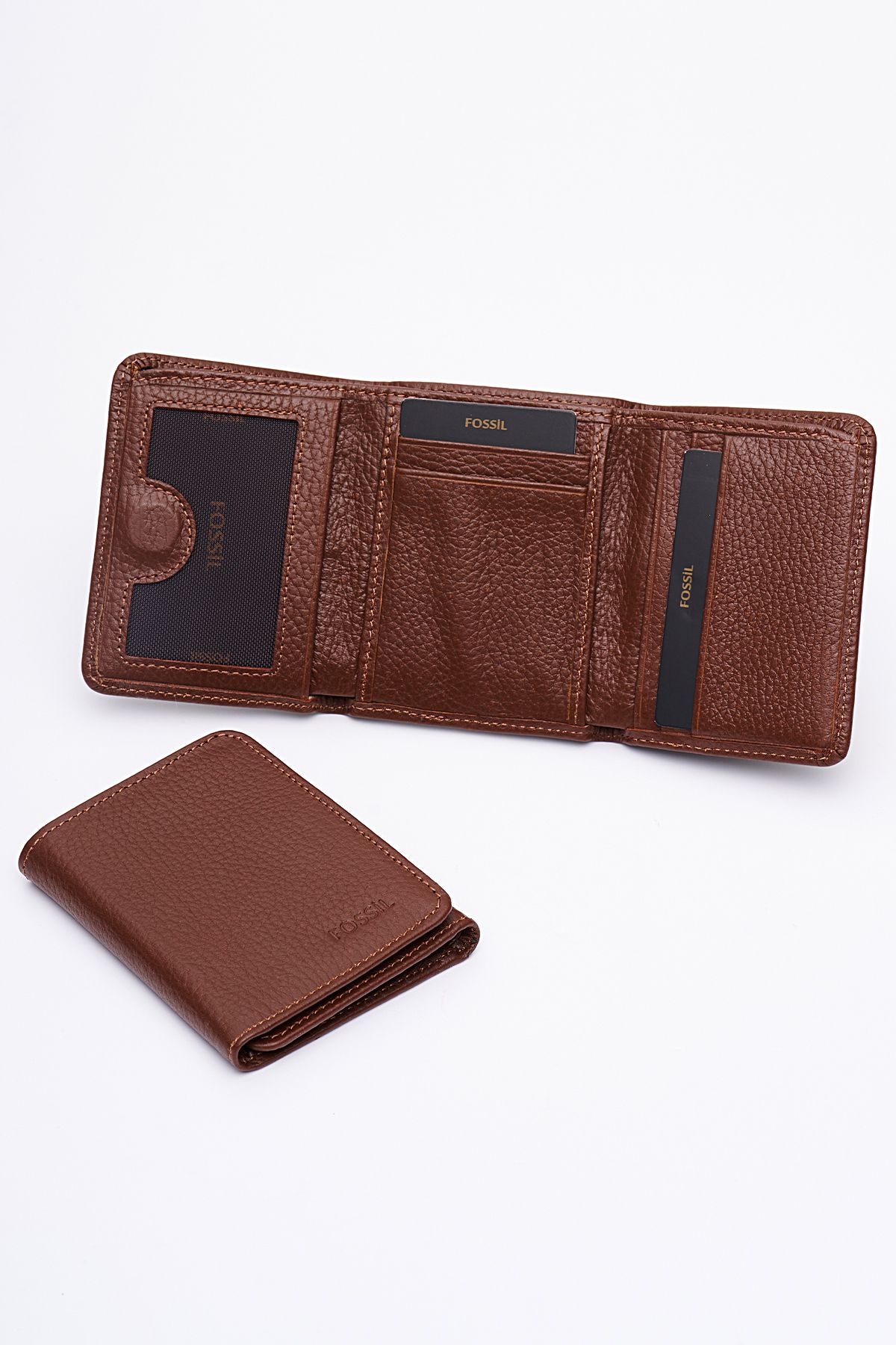 کارت دار چند رنگ مردانه کیف پول نگهدارنده چرمی واقعی 8112 Fossil - Fossil - کارت دار