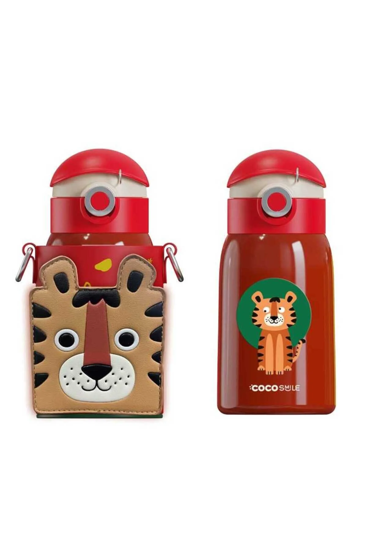 قمقمه و فلاسک چند رنگ Vagonlife Cocosmile Pipette Steel Thermos 470 میل قرمز Uzspace