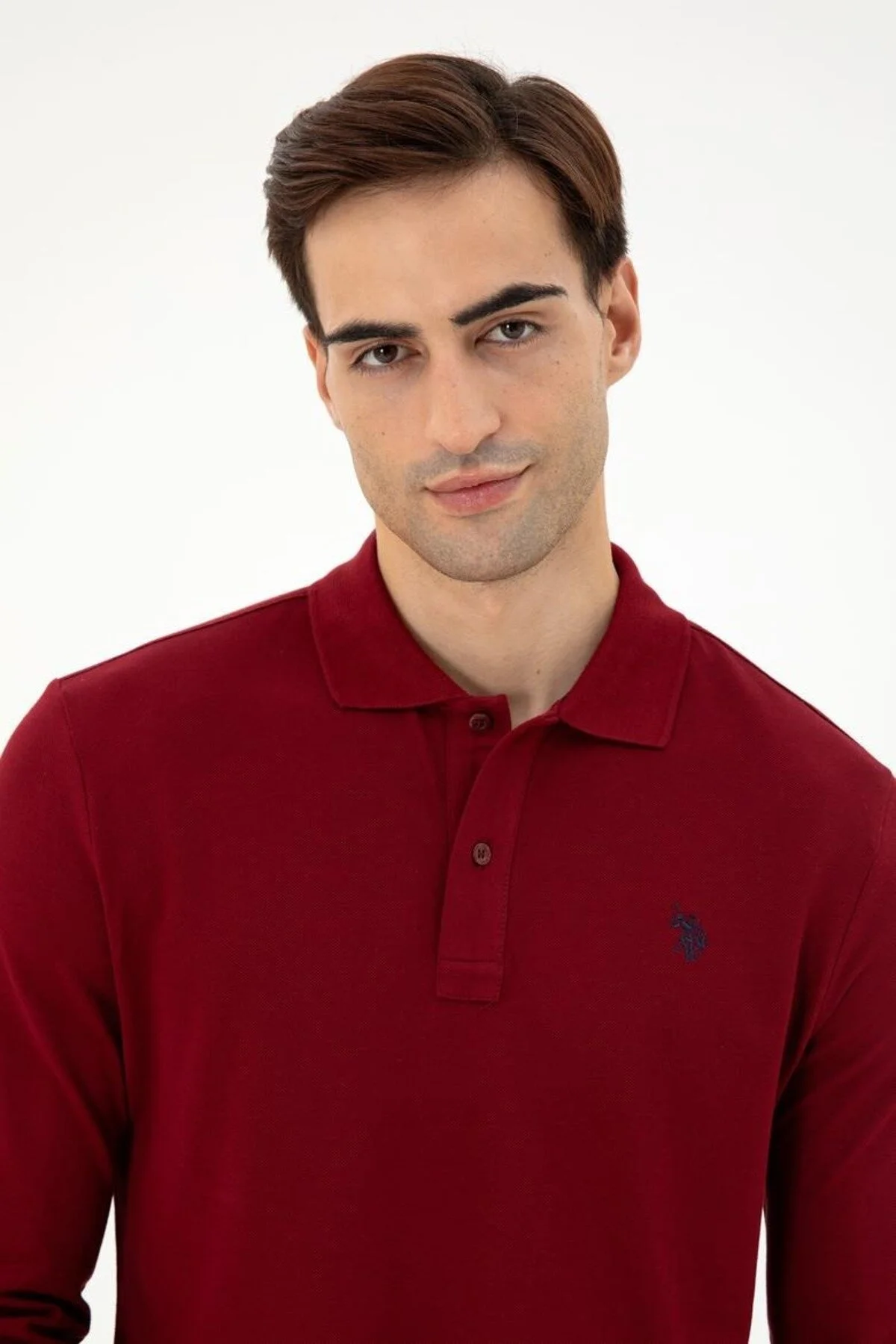 پلوشرت زرشکی مردانه یو.اس. پولو اورجینال U.S. Polo Assn.